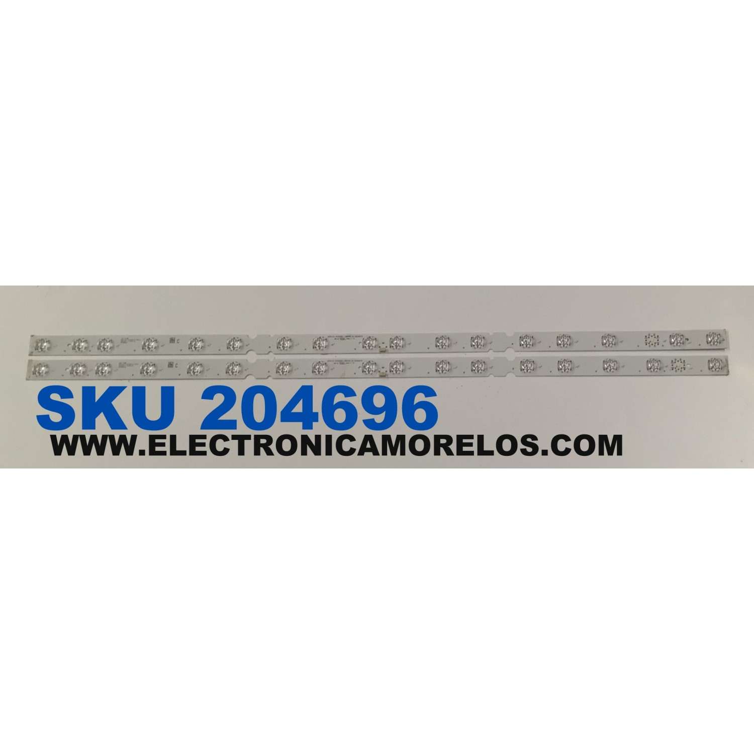 KIT DE LEDS ORIGINAL PARA TV TCL 2 PIEZAS / NUMERO DE PARTE 43TN1L2-ZX3030B1-18X2YH-V2-20240415 / 43TN1L2 / ZX3030B1 / 18X2YH-V2 / 20240415 / N0101-000507-A00 / 240511-32QJ4 / 578441 / 578442 / PANEL LVU430NDAL / PT430GT03-1 / MODELO 43Q51BG / 43Q51BR / 43Q5K