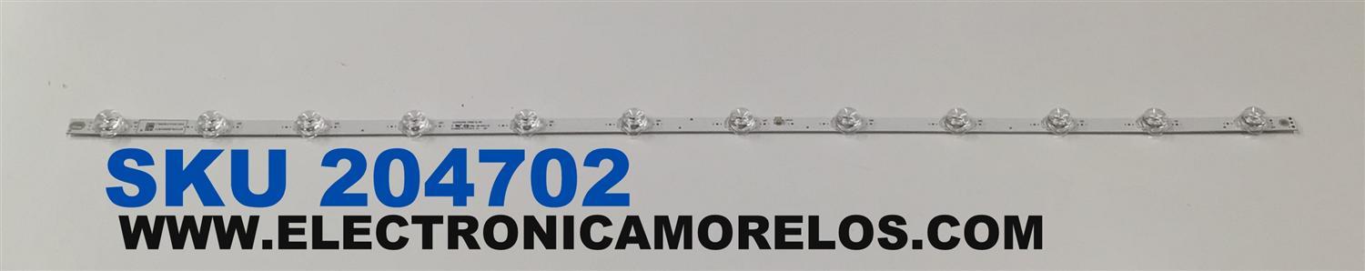 LED ORIGINAL PARA TV VIZIO 1 PIEZA / NUMERO DE PARTE JL.D400C1330-202BS-M / JL.D400C1330-202BS-M_V01 / F8QMB0000518AU / XLB00GGB7601S9 / 231024 01 / PANEL V400HJ9-E03 REV.C1 / DISPLAY V400HJ9-203 / MODELO VFD40M-0809 / VFD40M-0809 LNIS6GA