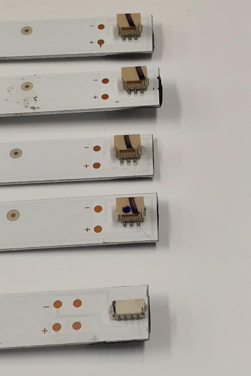KIT DE LEDS PARA TV SHARP ORIGINAL 5 PIEZAS / NUMERO DE PARTE 4708-K58DGF-A3113N21 / 4708-K58DGF-A3113N11 / K580WDGF A3 / XRJ1060 / SLC04708RA0 / 110510-580F3031 / K580WDGF / PANEL K580WDGF / DISPLAY CV580U3-T01 REV:02 / MODELO 4T-C58EL8UR - Imagen 2