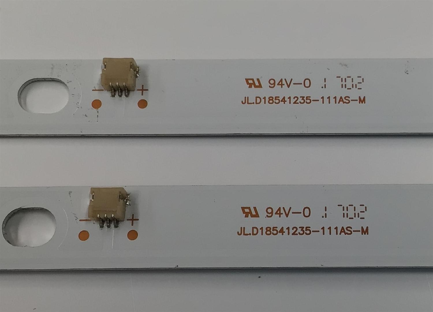 KIT DE LEDS PARA TV ORIGINAL 2 PIEZAS  / NUMERO DE PARTE JL.D18541235-111AS-M / A8F432 / D170113 / T407 / 21005545 / MODELO 19" - Imagen 2