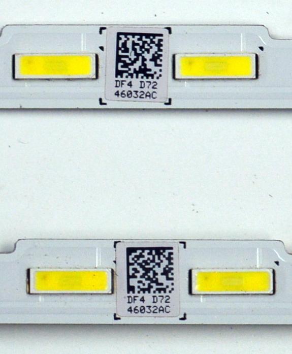 KIT DE LEDS ORIGINAL PARA TV SAMSUNG 2 PIEZAS / NUMERO DE PARTE BN96-46032A / 19Y_RU8K_STC650AC2_7020UCD_54LED_REV1.0_BN96-46032A / 46032A / E466169 / XY-MC / MODELO UA65RU7400 / UE65NU7500 / UE65NU7675 / UE65RU8000 / UN65RU800 / UE65NU7470 / UN65NU740 - Imagen 2