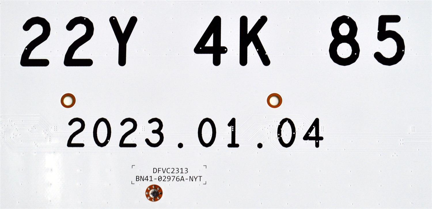KIT DE LEDS ORIGINAL PARA TV SAMSUNG 10 PIEZAS / NUMERO DE PARTE BN97-19994A / BN41-02976A / BN41-02976 / BN9719994A / DFVC2309 / BN41-02976A-NYT / 22Y 4K 85 / PANEL CY-TC085FMHV4H / DISPLAY ST8461D03-3 V2.1 / MODELO QN85QN85CDFXZA / QN85QN85CDFXZA CA01 - Imagen 2