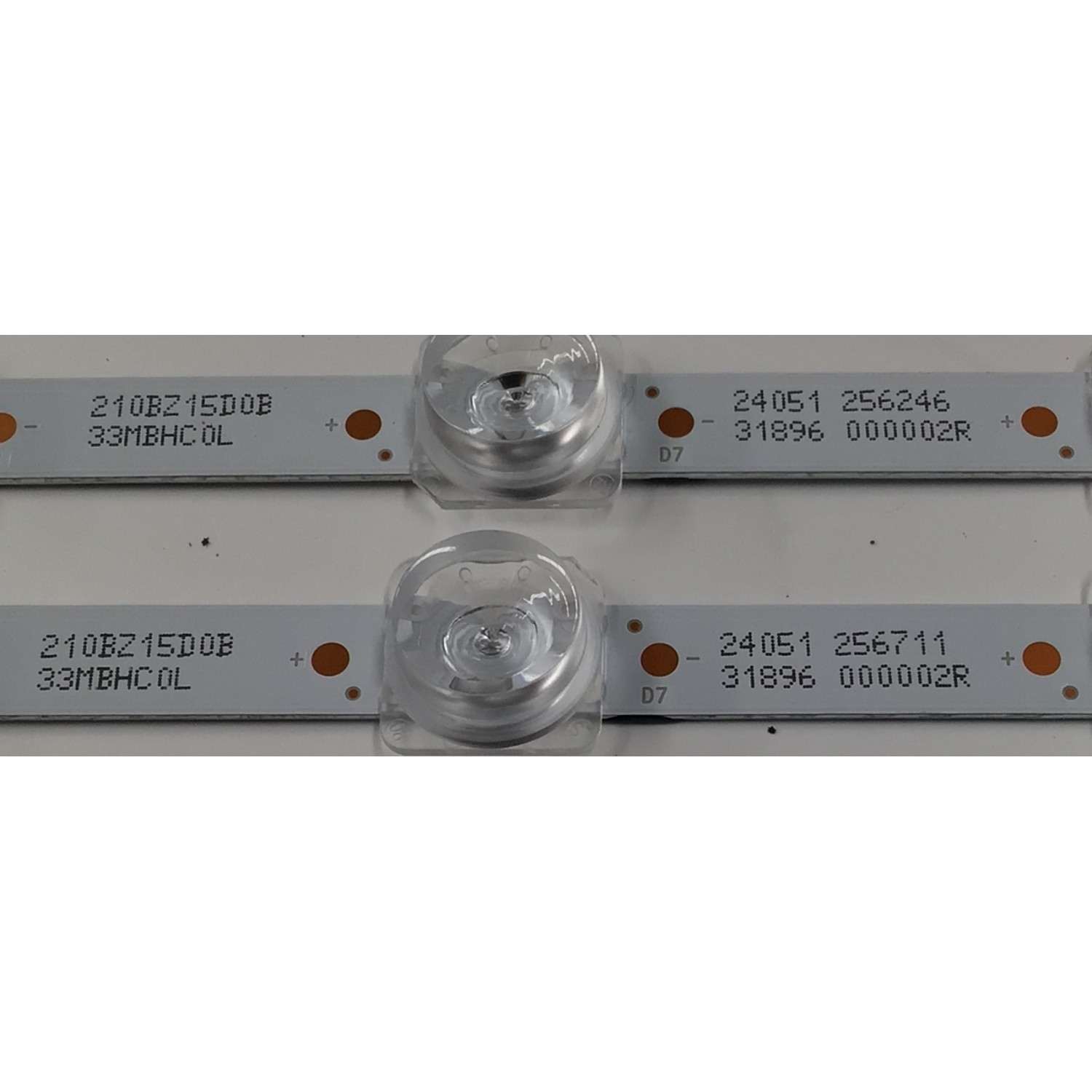 KIT DE LEDS PARA TV ORIGINAL 2 PIEZAS / NUMERO DE PARTE LB4305T / LB4305T V1_00 / 210BZ15D0B / 33MBHC0L / 24051 / 256246 / 31896 / 000002R / 8793A 20 / MODELO 43" - Imagen 3