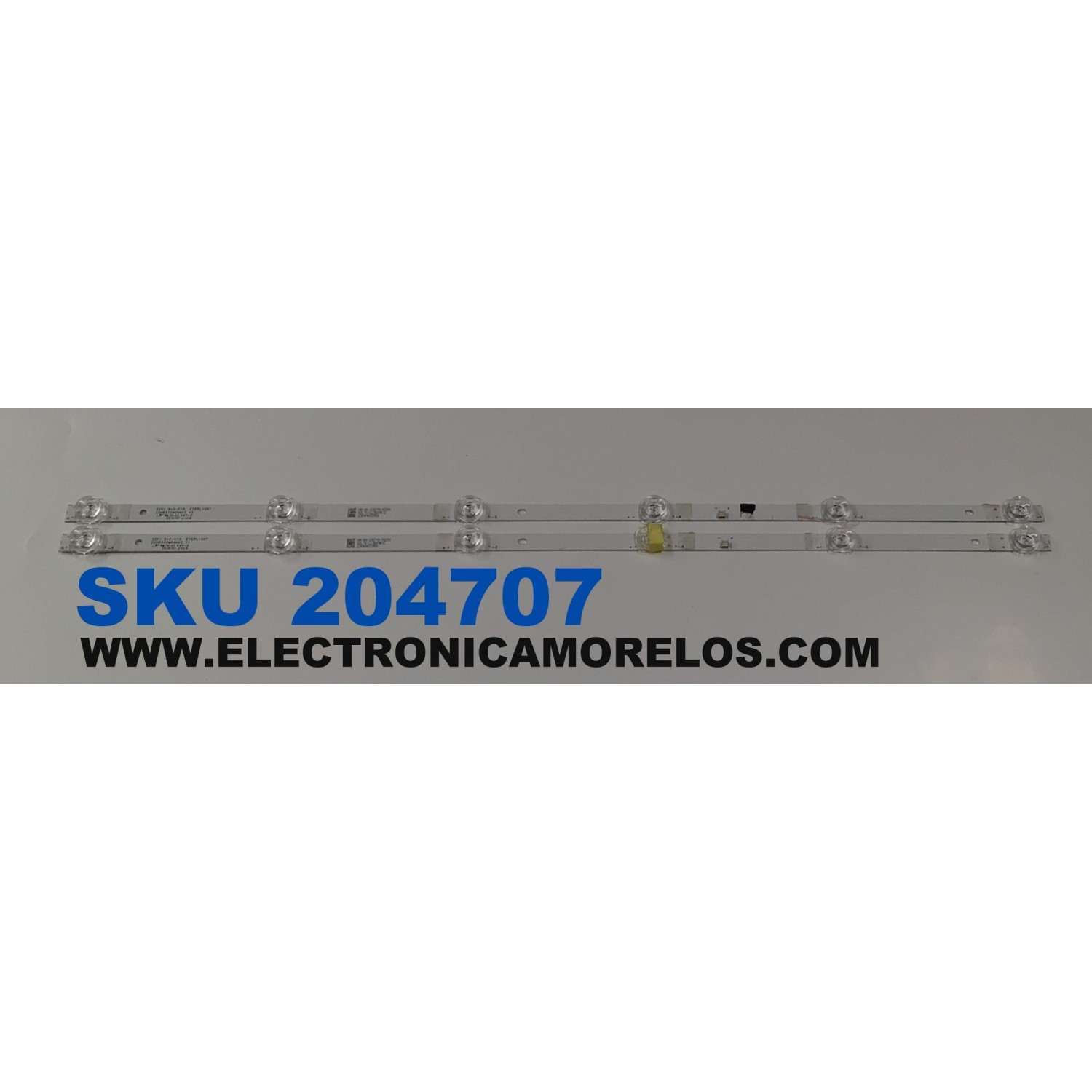 KIT DE LEDS PARA TV VIZIO ORIGINAL 2 PIEZAS / NUMERO DE PARTE 32HR332M06N02 / 32HR332M06N02 V1 / 32S1 / HR/08/230719 / 02L70/LL2B09R3C / 230101033950 / PANEL HK315WLEDM-JH2MH / DISPLAY PT320CT01-1 VER.1.3 / MODELO D32FM-K07 / VFD32M-0807