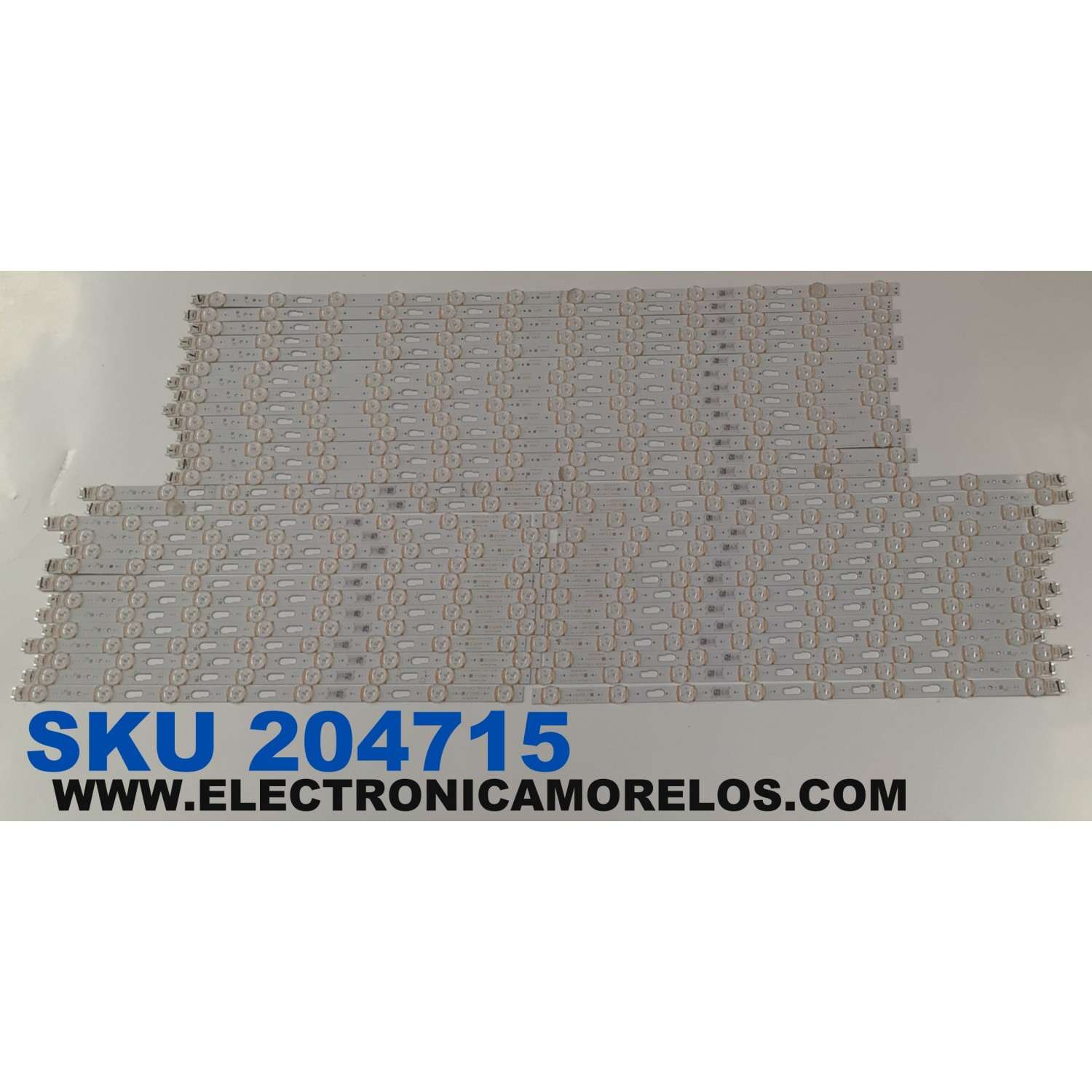 KIT DE LEDS ORIGINAL PARA TV SAMSUNG 42 PIEZAS / NUMERO DE PARTE BN96-56361A / BN96-56362A / Q80C-75LR-8EA-R00 / Q80LR / Q80C-75M-12EA-R00 / Q80M / 56361A / 56362A / V3Q8-750SMB-R0 / V3Q8-750SMA-R0 / PANEL CY-TC075FKEV1H / DISPLAY  HV750QUB-S7B / MODELO QN75Q80CAFXZA / QN75Q80CDFXZA