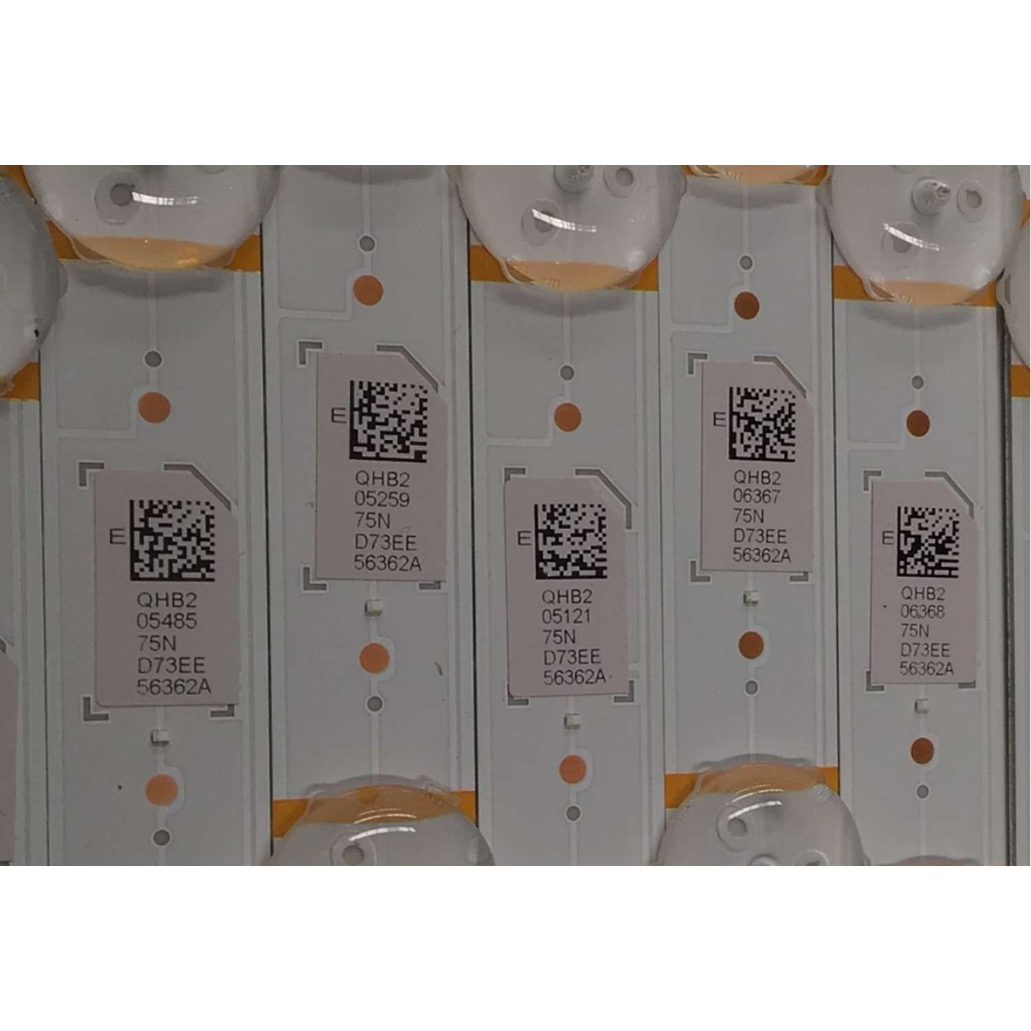 KIT DE LEDS ORIGINAL PARA TV SAMSUNG 42 PIEZAS / NUMERO DE PARTE BN96-56361A / BN96-56362A / Q80C-75LR-8EA-R00 / Q80LR / Q80C-75M-12EA-R00 / Q80M / 56361A / 56362A / V3Q8-750SMB-R0 / V3Q8-750SMA-R0 / PANEL CY-TC075FKEV1H / DISPLAY  HV750QUB-S7B / MODELO QN75Q80CAFXZA / QN75Q80CDFXZA - Imagen 2