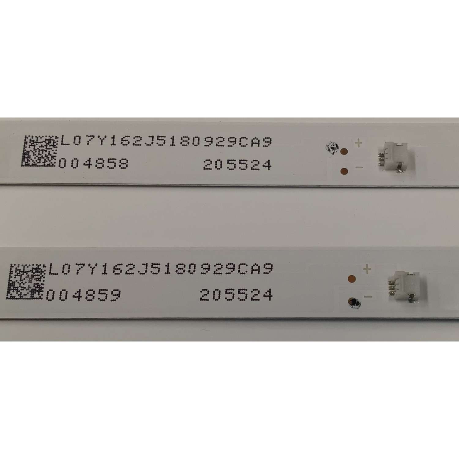 KIT DE LEDS PARA TV ONN ORIGINAL 2 PIEZAS / NUMERO DE PARTE CRH-BX32K7003030020587D / CRH-BX32K7003030020587DREV1.1 / CRH-BX32K7003030020587DREV1.1 I / 205524 / 03E348124HNROHS / PANEL NC320CN7260 / DISPLAY HV320WHB-N56 / MODELO ONC32HB18C03 - Imagen 3