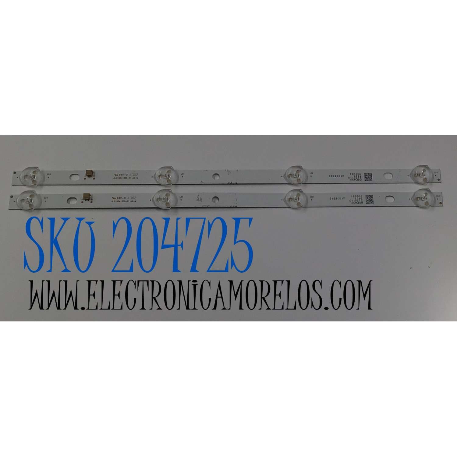 KIT DE LEDS PARA TV ORIGINAL 2 PIEZAS  / NUMERO DE PARTE JL.D18541235-111AS-M / A8F432 / D170113 / T407 / 21005545 / MODELO 19"