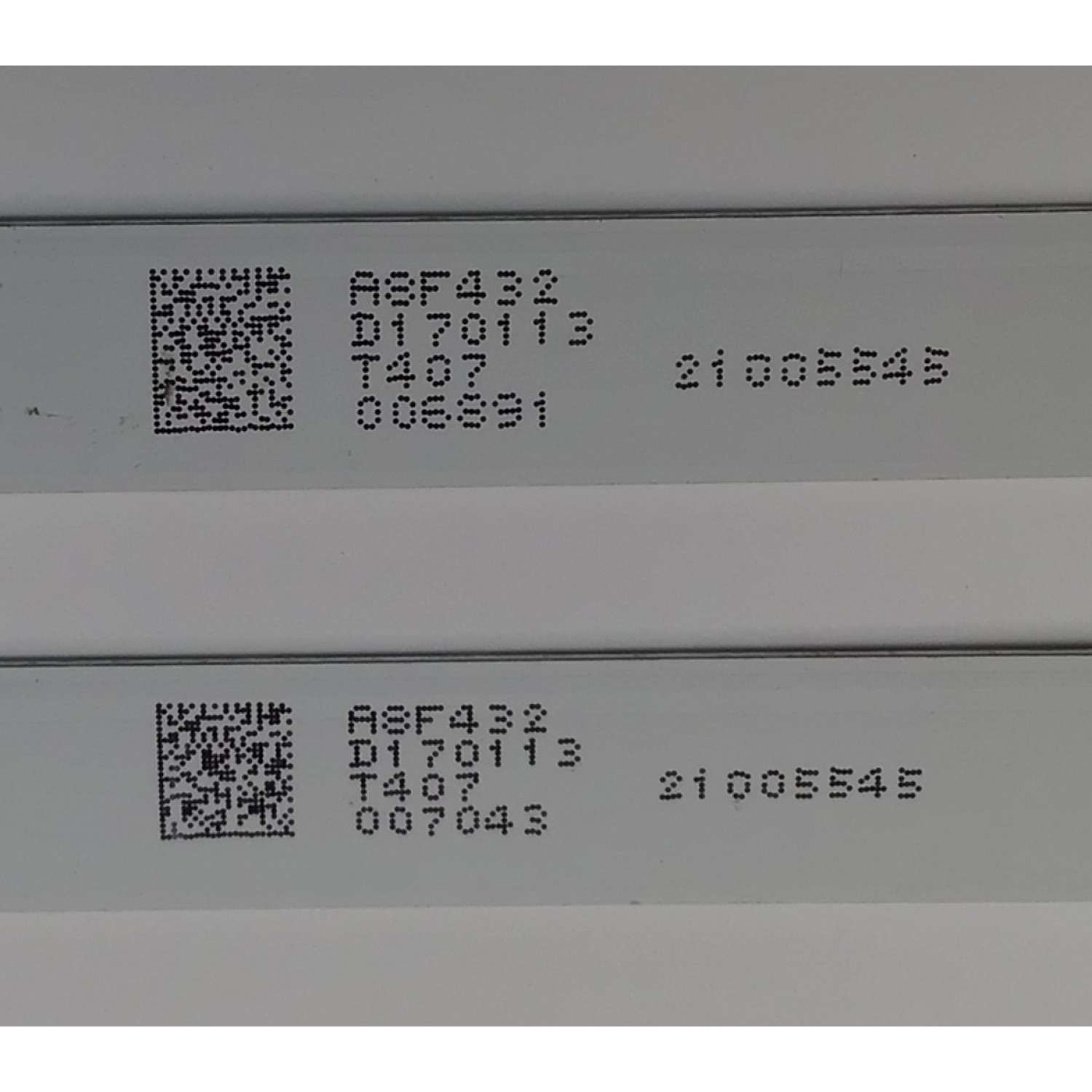KIT DE LEDS PARA TV ORIGINAL 2 PIEZAS  / NUMERO DE PARTE JL.D18541235-111AS-M / A8F432 / D170113 / T407 / 21005545 / MODELO 19" - Imagen 3