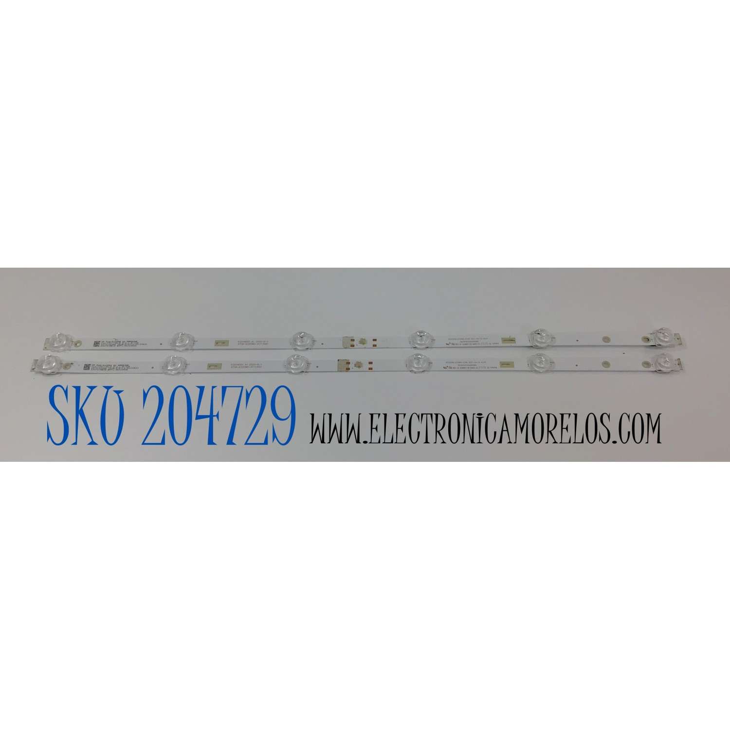 KIT DE LEDS ORIGINAL PARA TV ONN 2 PIEZAS / NUMERO DE PARTE 303KG320005BD / 303KG320005 / KG32D06-ZC26AG-01BD / KG32D06-ZC26AG-01 / 4708-K320WD-A1113N51 / K320WDD1 A1 / 230731AB05 / 2010102266 / BMTC/KG320M05 / PANEL K320W001 / MODELO 100012589 32"