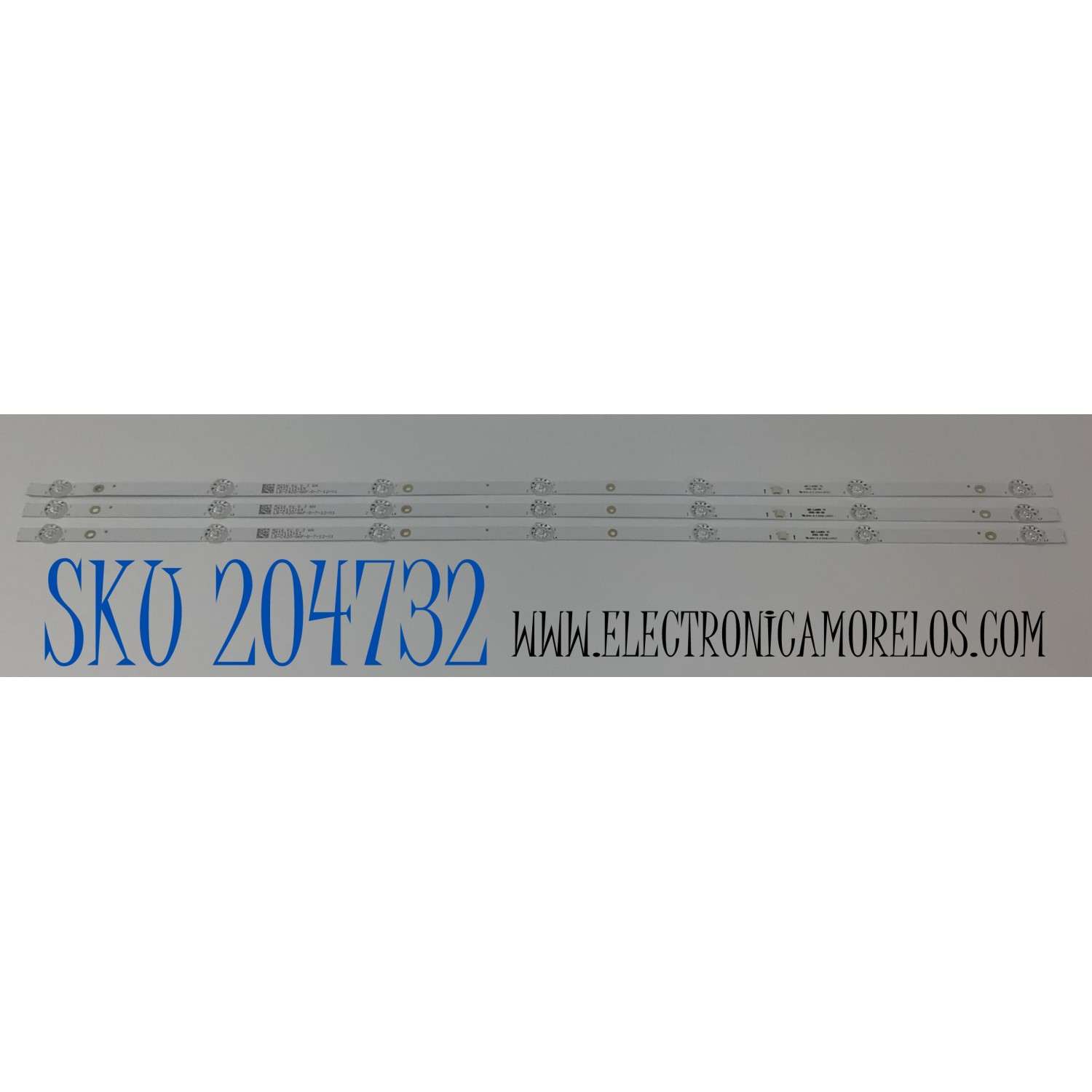 KIT DE LEDS PARA TV ONN ORIGINAL 3 PIEZAS / NUMERO DE PARTE MS-L4363 V1 / LB-C420-G6F-D-7-12-X1 / M322112163 / 2306LA021 / PANEL C420Y20-5C / MODELOS 100068372 42" / RTR4261-6A        