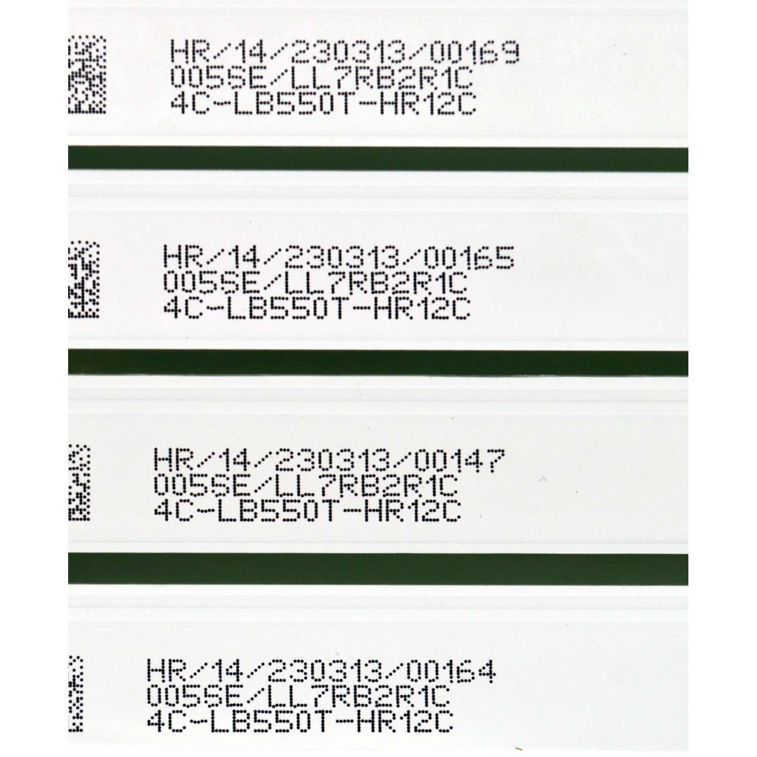 KIT DE LEDS ORIGINAL NUEVOS PARA TV LG 4 PIEZAS / NUMERO DE PARTE 55HR332M11A0 V0 / 55D2000 / 4C-LB550T-HR12C / 55D2000 11*4 / LL7RB2R1C / 55HR332M11A0 / E493481 / PANEL LVU550LGDX / NC650TQG-ABKH1 / MODELOS 55UP7000PUA / 55UP7000PUA.CWMYLH - Imagen 3