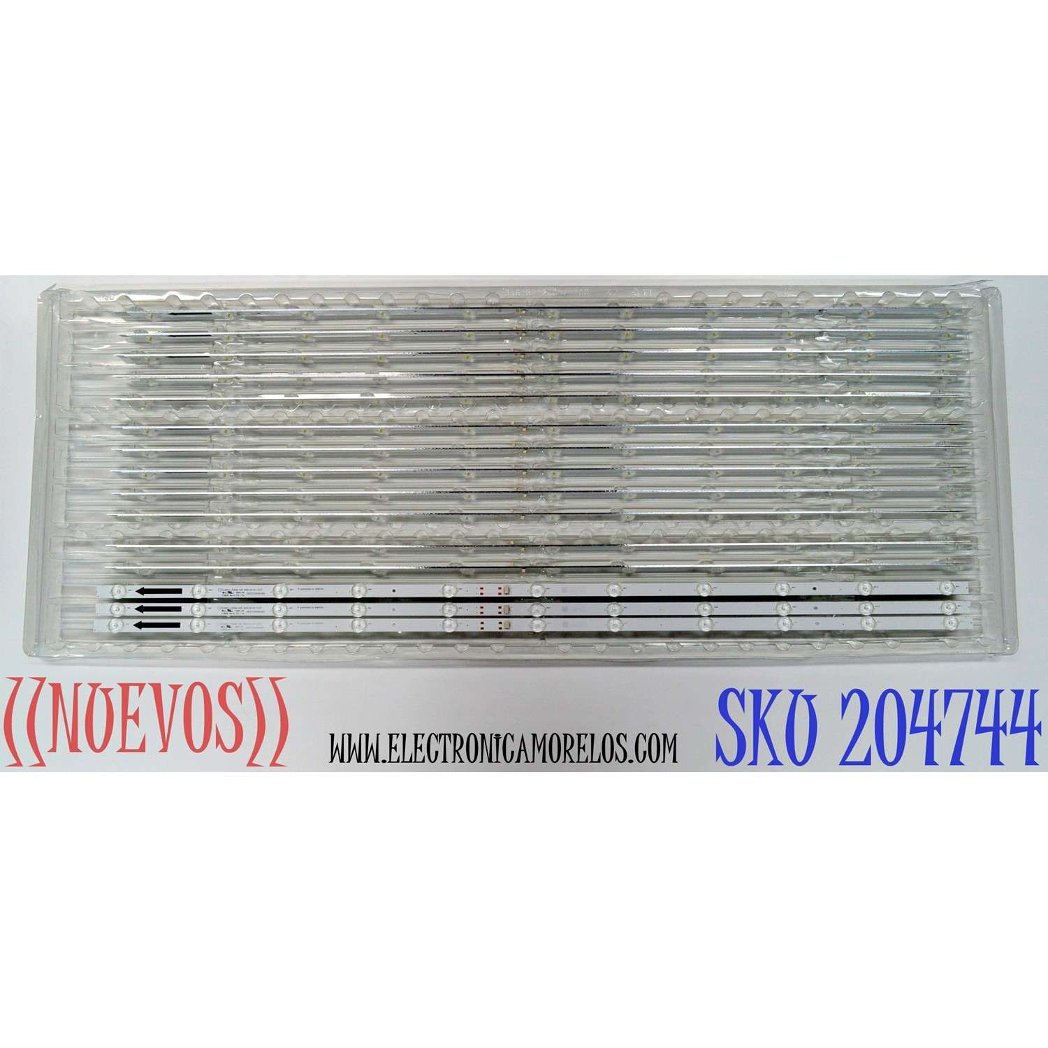 KIT DE LEDS ORIGINAL NUEVOS PARA TV LG 3 PIEZAS / NUMERO DE PARTE TCL50D11-ZC62AG-03D / 303TC500036D / 4C-LB500T-ZC8C / TC500M26 / 231128BC07 / 2300022353 / E469119 / PANEL LVU500CGDX E0001 / MODELO 50UP7000PUA / 50UP7000PUA.CUSYLH