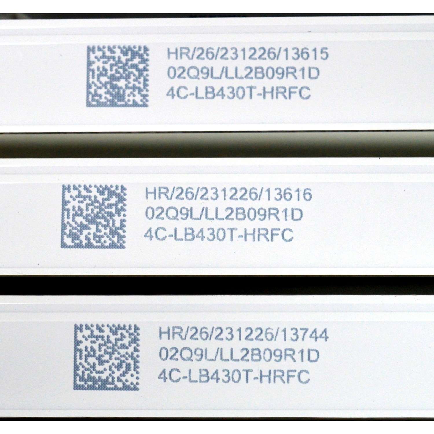KIT DE LEDS ORIGINAL NUEVOS PARA TV HKPRO 3 PIEZAS / NUMERO DE PARTE 43HR332M08AC V1 / 4C-LB430T-HRFC / 43D2000 / 43D2000 8*3 / 43HR332M08AC / PANEL LVF430HKDX / DISPLAY PT430CT03-14 / MODELO HKP43R01 - Imagen 3