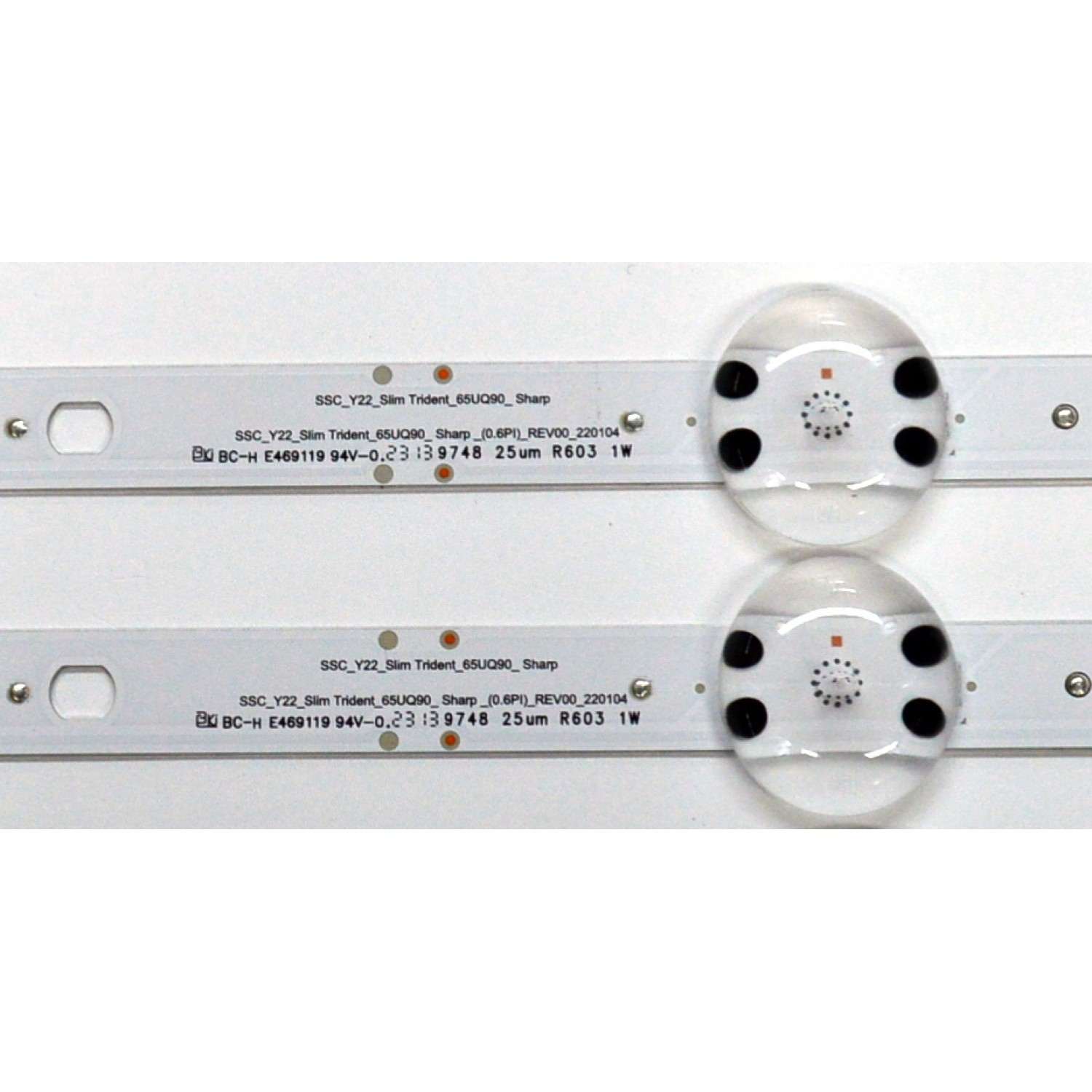 KIT DE LEDS ORIGINAL PARA TV LG 8 PIEZAS / NUMERO DE PARTE EAV65042401 / SSC_Y22_SLIM TRIDENT_65UQ90_SHARP / SSC_Y22_SLIM TRIDENT_65UQ90_SHARP_(0.6PI)_REV00 / SHARP650S8 / MODELO 65UN6955 / 65UP7670 / 65UP8000 / 65UQ7070 / 65UQ8000 / 65UQ9000 / 65UR640 - Imagen 2