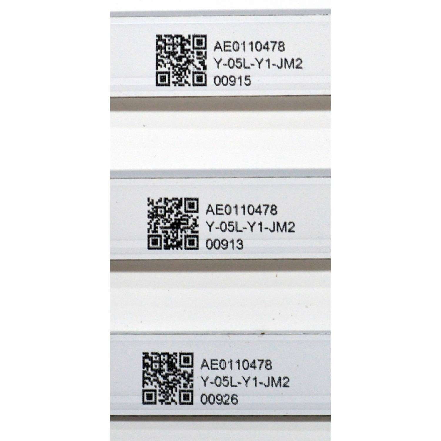 KIT DE LEDS ORIGINAL PARA TV RCA 3 PIEZAS / NUMERO DE PARTE SQY39.5A114 / HRS_SQY39.5A114_3X6_2W_MCPCB / AE0110478 / Y-05L-Y1-JM2 / PANEL V400HJ6-PE1 / MODELO RT4038 / 4017ST2  / L-4017ST2 / 40LEM - Imagen 2