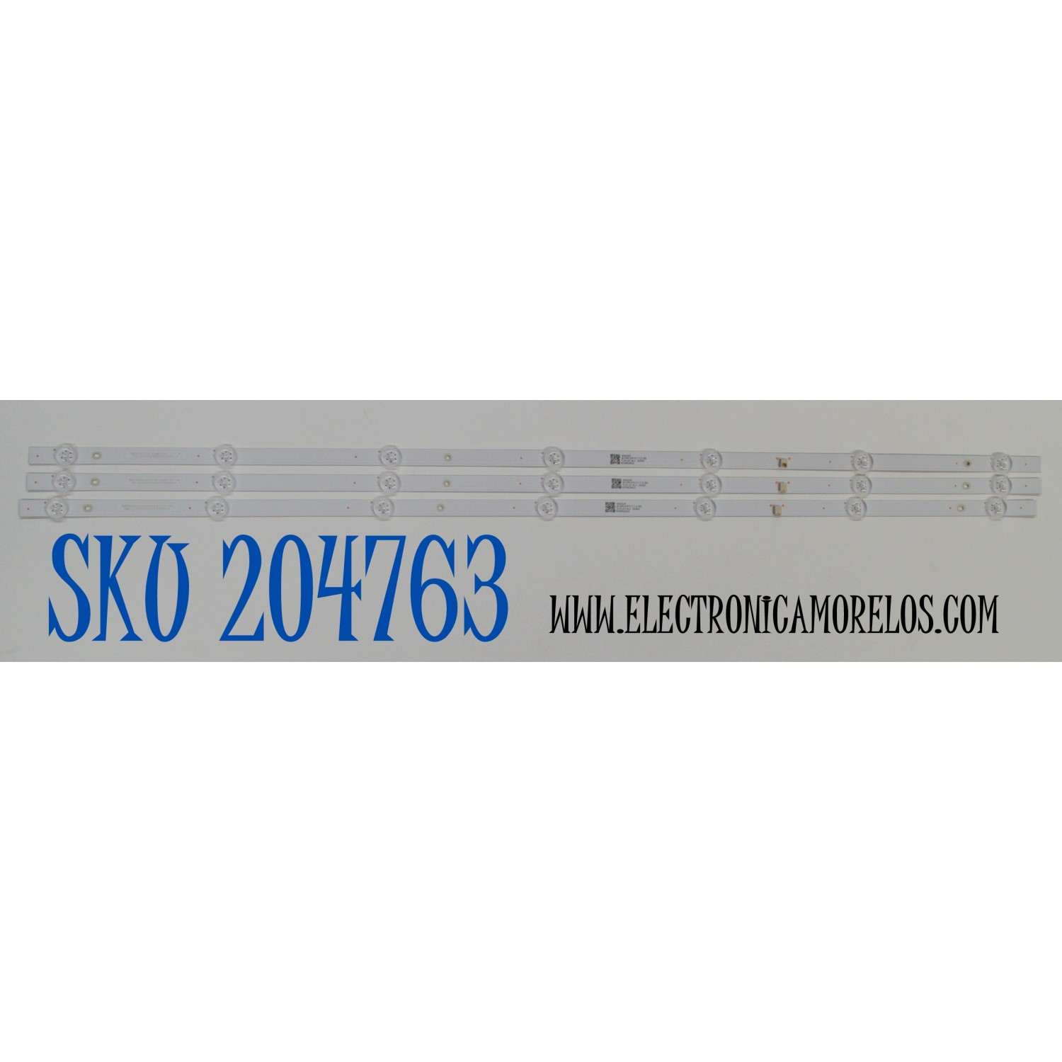 KIT DE LEDS ORIGINAL PARA TV PHILIPS 3 PIEZAS / NUMERO DE PARTE CRH-ZG40G5SP3030070312KREV1.4 / 40G5SP / LB-C400-G7N-F-C-12-X91 / Y174-L07-JA-2 / 263425 / B230810A1Z / PANEL C400Y21-G5 / DISPLAY V400HJ9-PE1 REV.C4 / MODELO 40PFL6533 / 40PFL6533/F7