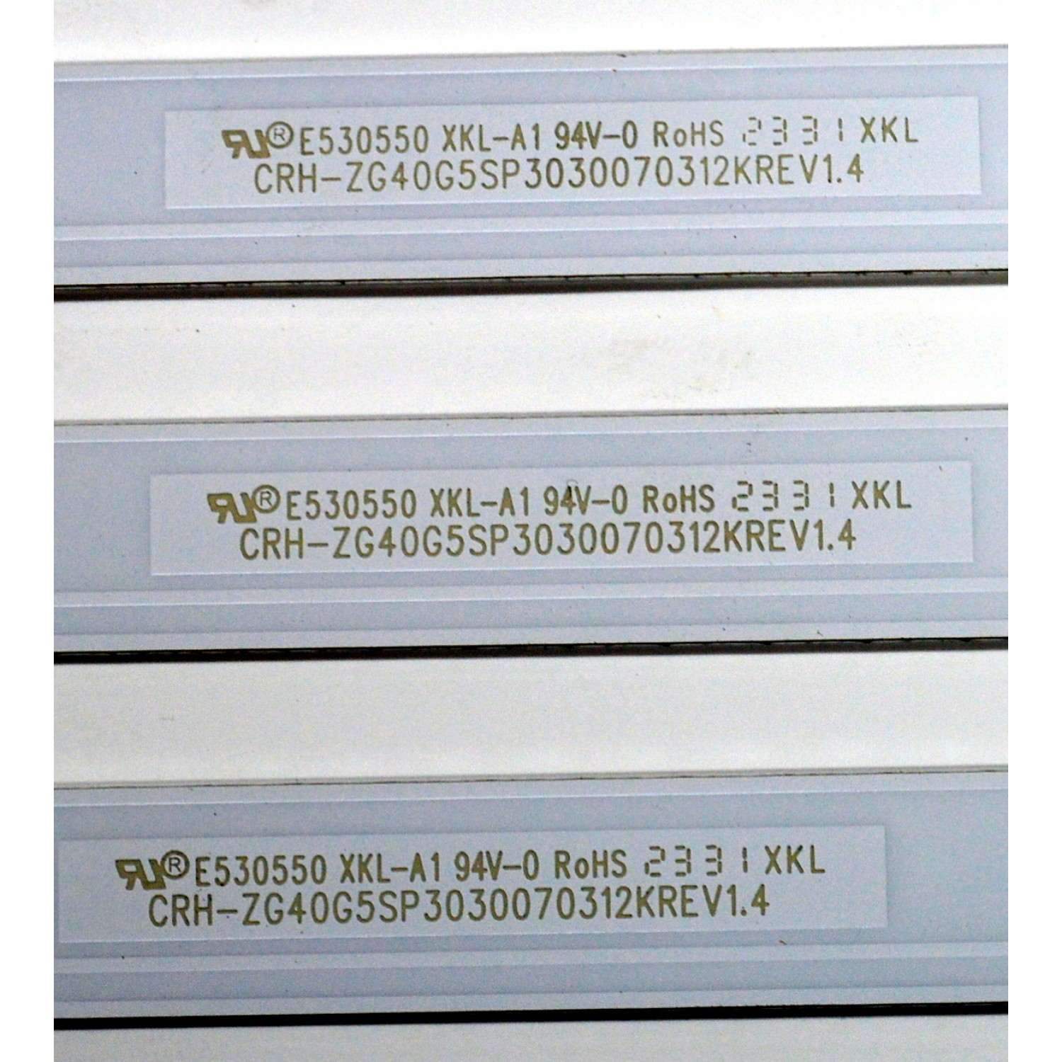 KIT DE LEDS ORIGINAL PARA TV PHILIPS 3 PIEZAS / NUMERO DE PARTE CRH-ZG40G5SP3030070312KREV1.4 / 40G5SP / LB-C400-G7N-F-C-12-X91 / Y174-L07-JA-2 / 263425 / B230810A1Z / PANEL C400Y21-G5 / DISPLAY V400HJ9-PE1 REV.C4 / MODELO 40PFL6533 / 40PFL6533/F7 - Imagen 2
