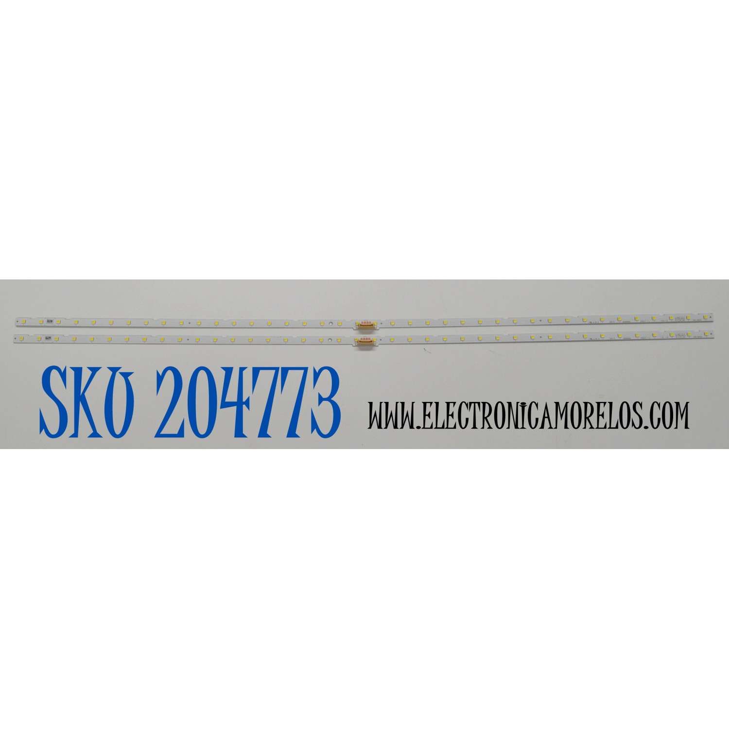 KIT DE LEDS ORIGINAL PARA TV SAMSUNG 2 PIEZAS / NUMERO DE PARTE BN96-45913A / LM41-00613A / L1_NU7.1/7.3 E5_CDM_S20(2) R1.2_S1C_100 / 45913A / PANEL CY-CN055HGLV2H / MODELO LH55WM / LH55Q / LH55B / HG55E / HG55R / HG55N / HG55AJ / UA55TU / UE55NU / GU55TU