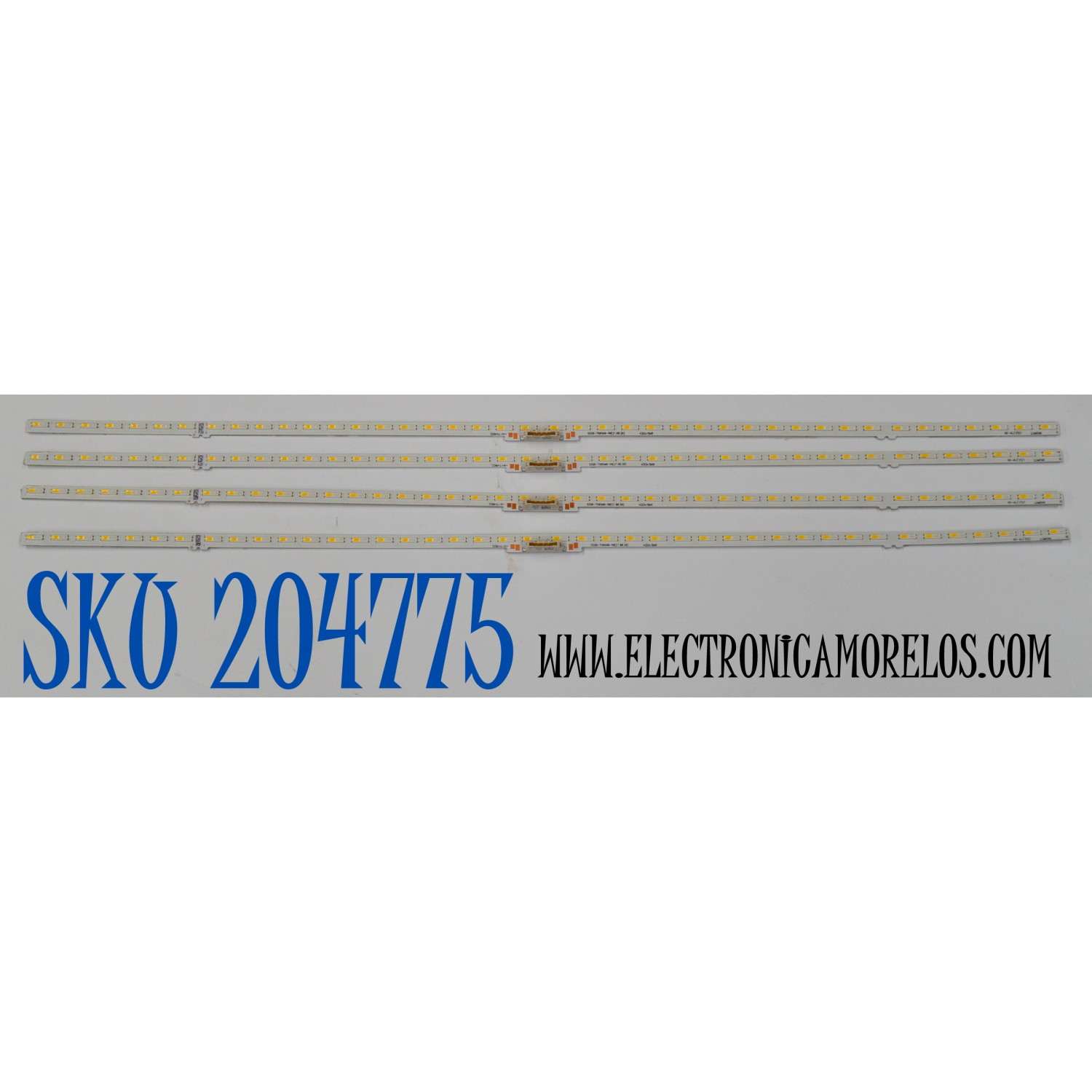 KIT DE LEDS ORIGINAL PARA TV SAMSUNG 4 PIEZAS / NUMERO DE PARTE S2Q6-750SM0-R0 / GS/ALZ / PANEL CY-QD075HGHV1H / DISPLAY ST7461D03-1 V2.1 / MODELO QN75Q60BAFXZA / QN75Q60DDFXZA / QN75Q60DDFXZA CA02