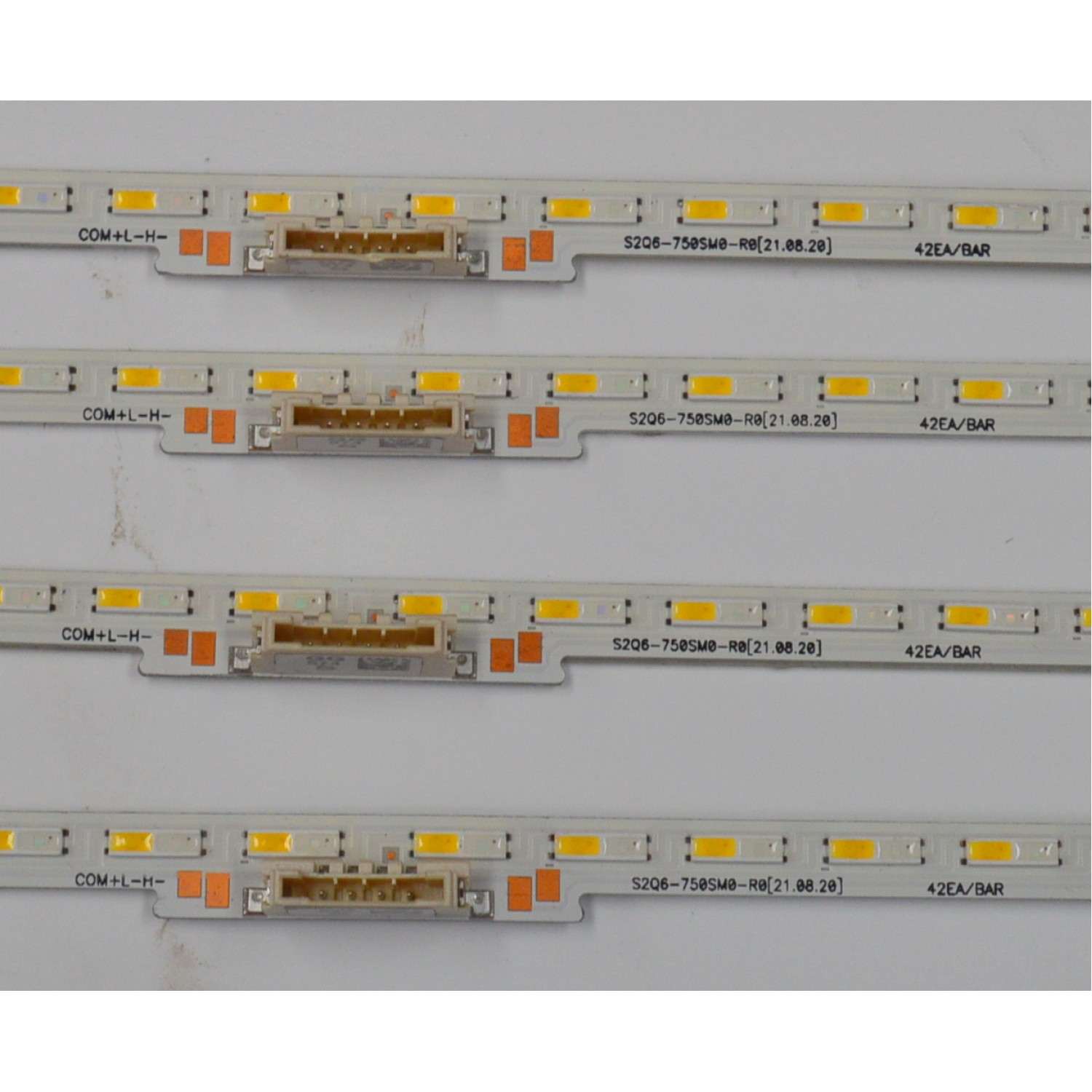KIT DE LEDS ORIGINAL PARA TV SAMSUNG 4 PIEZAS / NUMERO DE PARTE S2Q6-750SM0-R0 / GS/ALZ / PANEL CY-QD075HGHV1H / DISPLAY ST7461D03-1 V2.1 / MODELO QN75Q60BAFXZA / QN75Q60DDFXZA / QN75Q60DDFXZA CA02 - Imagen 3