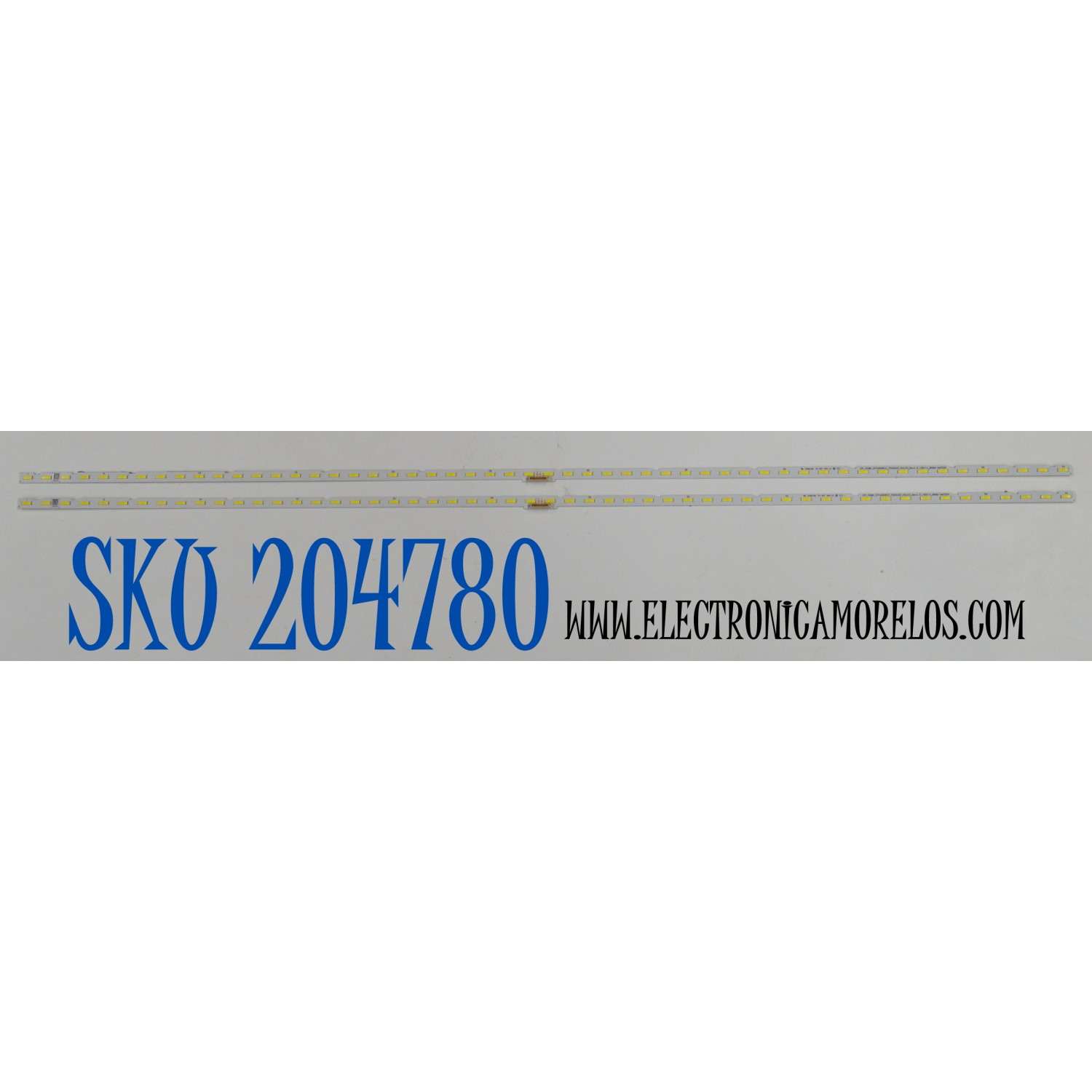 KIT DE LEDS ORIGINAL PARA TV SAMSUNG 2 PIEZAS / NUMERO DE PARTE BN96-46032A / 19Y_RU8K_STC650AC2_7020UCD_54LED_REV1.0_BN96-46032A / 46032A / E466169 / XY-MC / MODELO UA65RU7400 / UE65NU7500 / UE65NU7675 / UE65RU8000 / UN65RU800 / UE65NU7470 / UN65NU740