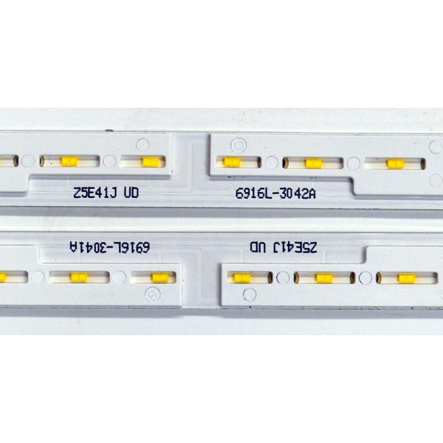 KIT DE LEDS ORIGINAL PARA TV LG 2 PIEZAS / NUMERO DE PARTE 6916L-3041A / 6916-3042A / 60" V17 UJ7500 3041 REV2.0 1 L-TYPE / 60" V17 UJ7500 3041 REV2.0 1 R-TYPE / Z5E41J UD / MODELO 60UJ7700 - Imagen 3