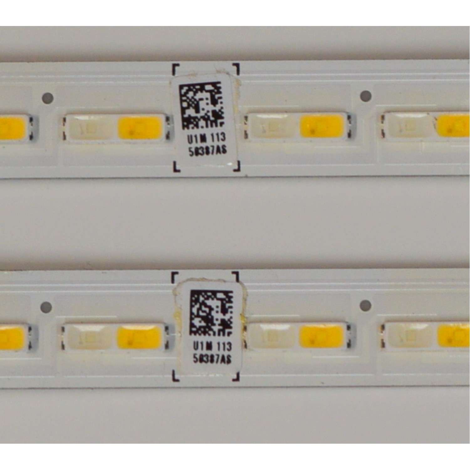 KIT DE LEDS ORIGINAL PARA TV SAMSUNG 4 PIEZAS / NUMERO DE PARTE BN96-50387A / L1_Q7060T_H2_DUM_S46(1)_R1.3_TC9_100_LM41-00861A / 50387A / LM41-00861A / E306084 / 2001-5-22-C / PANEL CY-RT082HGLV1H / MODELO QN82Q6DTAFXZA / QN82Q70TAFXZA - Imagen 4