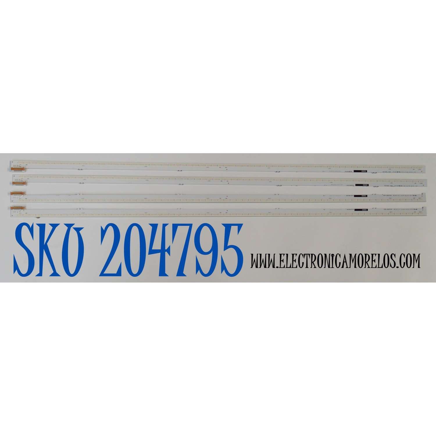 KIT DE LEDS ORIGINAL PARA TV SONY 4 PIEZAS / NUMERO DE PARTE NLAC40233 / NLAC40233L / NLAC40233R / AST233R-42A1 / AST233L-42A1 / 3032402-213 / 3040204-213 / MODELO KD-55X8500A / KD55X8500A / XBR-55X850A / XBR55X850A / XBR-55X905A / XBR55X905A