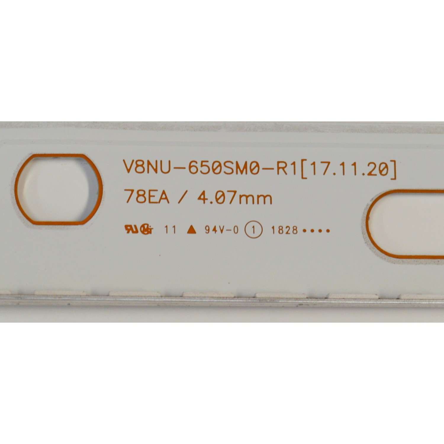KIT DE LEDS ORIGINAL PARA TV SAMSUNG 2 PIEZAS / NUMERO DE PARTE BN96-45623A / V8NU-650SM0-R1 / 45623A / MODELO UE65NU8079TXZG / UE65NU8075TXXC / UE65NU8072TXXH / UE65NU8042TXXH / UE65NU8040TXZG / UE65NU8040LXXN / UE65NU8000UXCE / UE65NU8000TXZT - Imagen 4