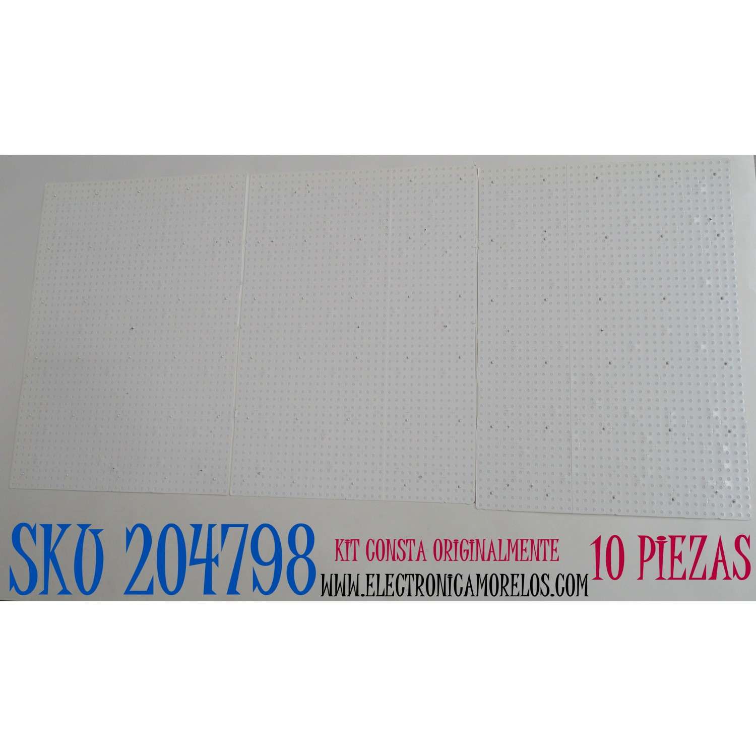 KIT DE LEDS ORIGINAL PARA TV SAMSUNG 10 PIEZAS / NUMERO DE PARTE BN97-19994A / BN41-02976A / BN41-02976 / BN9719994A / DFVC2309 / BN41-02976A-NYT / 22Y 4K 85 / PANEL CY-TC085FMHV4H / DISPLAY ST8461D03-3 V2.1 / MODELO QN85QN85CDFXZA / QN85QN85CDFXZA CA01