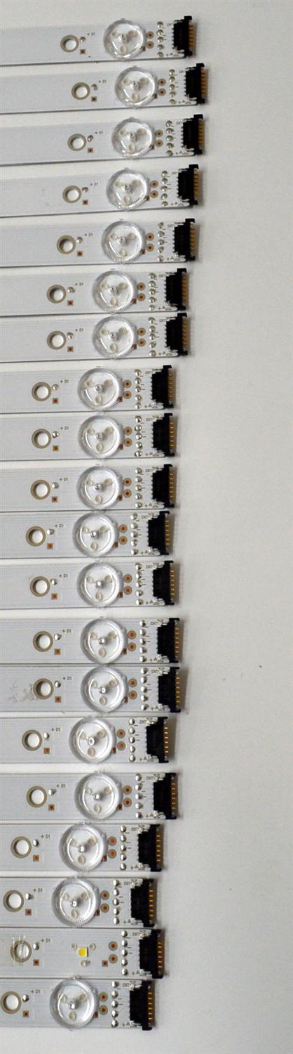 KIT DE LEDS ORIGINAL PARA TV SONY BARVIA 20 PIEZAS / NUMERO DE PARTE LB7502Y / LB7502Y V0_01 / 8598A / 7502Y000003 / 7Q2A3 / C75F / X916 N / PANEL YDDM075DGS11 / DISPLAY ST7461D04-6 V2.1 / MODELO XR-75X90CL / XR75X90CL - Imagen 2