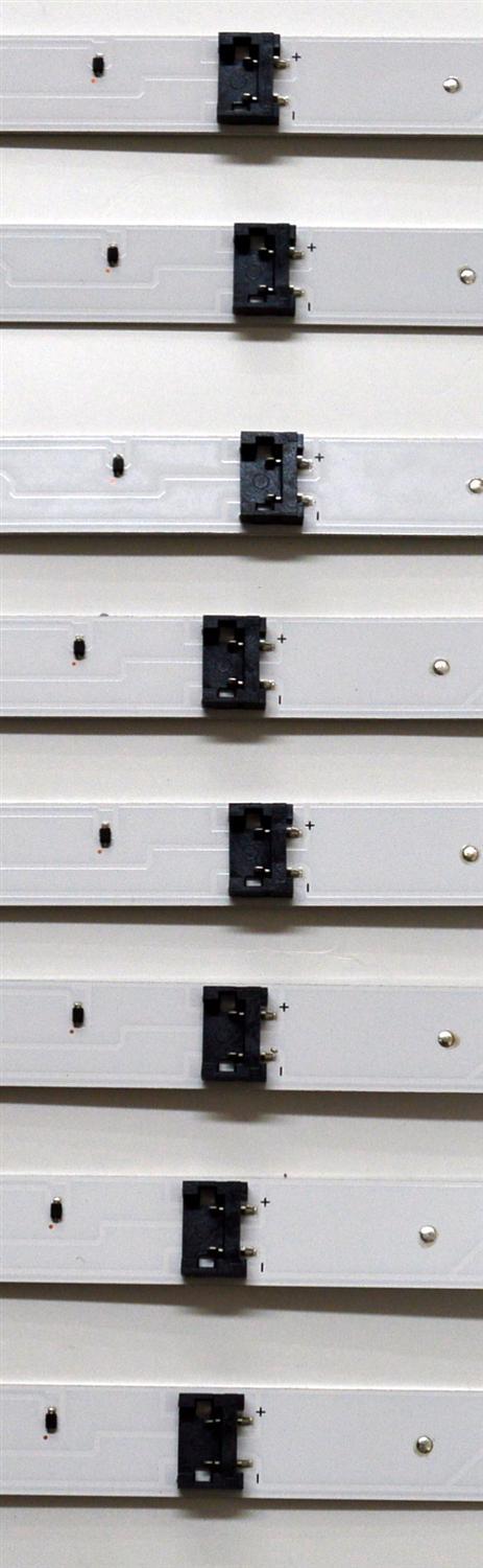 KIT DE LEDS ORIGINAL PARA TV LG 8 PIEZAS / NUMERO DE PARTE EAV65062401 / SSC_Y23_SLIM_TRIDENT_65UR80 75_CSOT_S / SSC_Y23_SLIM_TRIDENT_65UR80 75_CSOT_(0.6PI)_CASE1_REV00_221010 / PANEL NC650TQG-VCKHA / DISPLAY ST6451D06-2 VER.2.1 / MODELO 65UR8000AUA - Imagen 2