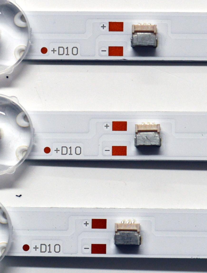 KIT DE LEDS ORIGINAL PARA TV VIZIO 3 PIEZAS / NUMERO DE PARTE GJVIZIO433X14VS33 / GJVIZI0433X14VS33 / LB-GM3030-GJVIZIO433X14VS33-S / LB-GM3030-GJVIZI0433X14VS33-S / 210BZ14D0B334BHC0X / PANEL TPT430WR-QVN03.U / DISPLAY T430QVN03.T / MODELO VQD43M-0801 - Imagen 3