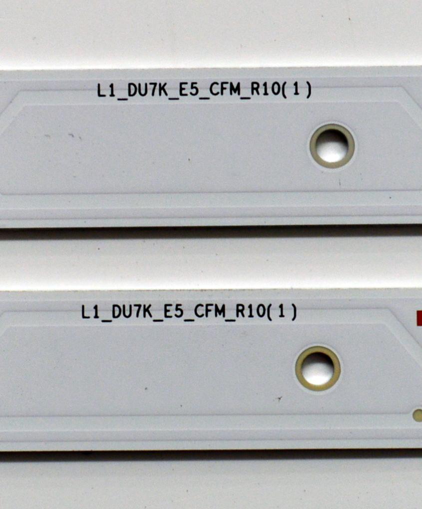 KIT DE LEDS ORIGINAL PARA TV SAMSUNG 4 PIEZAS / NUMERO DE PARTE BN96-58286A / BN96-58287A / LM41-01147A / LM41-01148A / L1_DU7K_E5_CFM_R10(1) / L1_DU7K_E5_CFM_L8(1) / PANEL CY-BD055HGXV2H / DISPLAY LC550EQC (SP)(A3) / MODELO UN55DU7200BXZA WB01 - Imagen 4