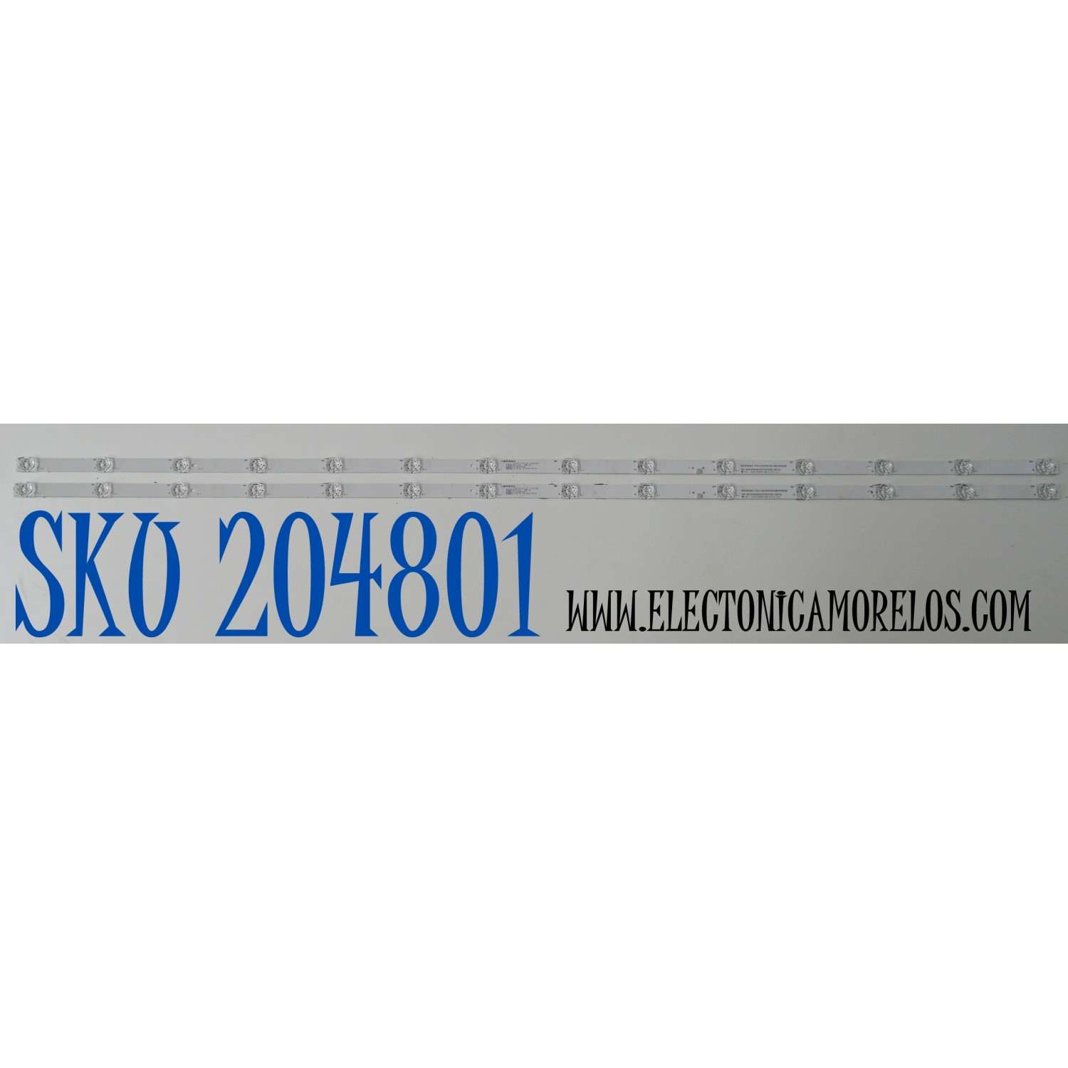 KIT DE LEDS ORIGINAL PARA TV HISENSE 2 PIEZAS / NUMERO DE PARTE BK55H1U63B3030T0214362 / CRH-BK55H1U63B3030T0214362-REV1.6 / HD550HIU63-T0L4 / 2023053105 / BK55H1U63B / 1403319 / PANEL JHD550H1U62-T0LA / DIPSLAY PT550GT08-1 VER.1.0 / MODELO 55R6030N / 55A6NV 