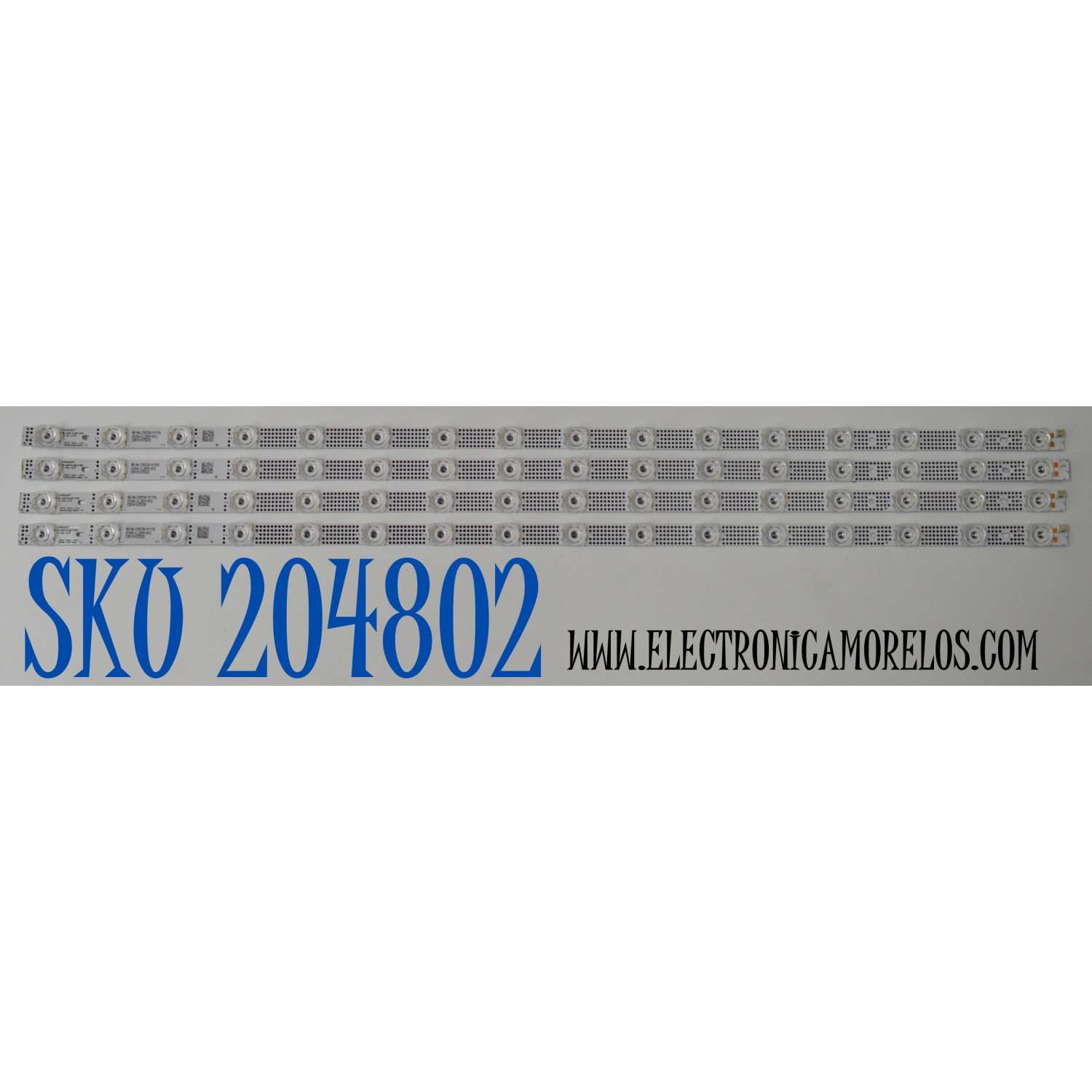 KIT DE LEDS ORIGINAL PARA TV TCL 4 PIEZAS / NUMERO DE PARTE 70HR332M16N01 / 70HR332M16N01 V1 / 70FZ / HR/H6/230530 / 053V0/LL2EA11R1C / 230101035220 / PANEL HK700WLEDM-CV01H / DISPLAY CV700U2-L02 REV:01 / MODELO 70S470G