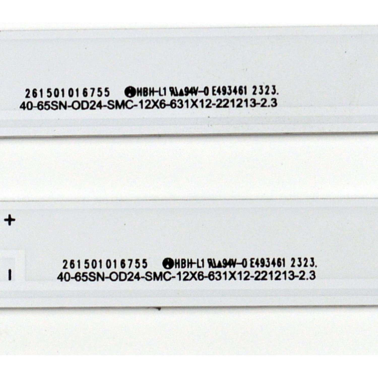 KIT DE LEDS ORIGINAL PARA TV SONY 12 PIEZAS / NUMERO DE PARTE 261501016755 / 40-65SN-OD24-SMC-12X6-631X12-221213-2.3 / 70401-01721 / LS65PAC / SVB650AT5 / S0L3N30B / 230707 04D / PANEL BOEI650WQ1 / DISPLAY HV650QUB-F9L / MODELO KD-65X77CL / XR-65X90CL - Imagen 3