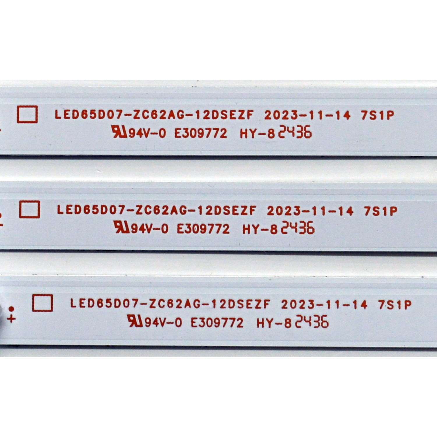 KIT DE LEDS ORIGINAL PARA TV VIZIO 8 PIEZAS / NUMERO DE PARTE 30365007055DS / LED65D07-ZC62AG-12DSEZF / 240909AF02 / 65000M97SH / 7S1P / PANEL V650DJB-Q02 (D2) / DISPLAY JR645R3HA3L / MODELO V4K65M-0810 / V4K65M-0810 LMC1VHA - Imagen 4