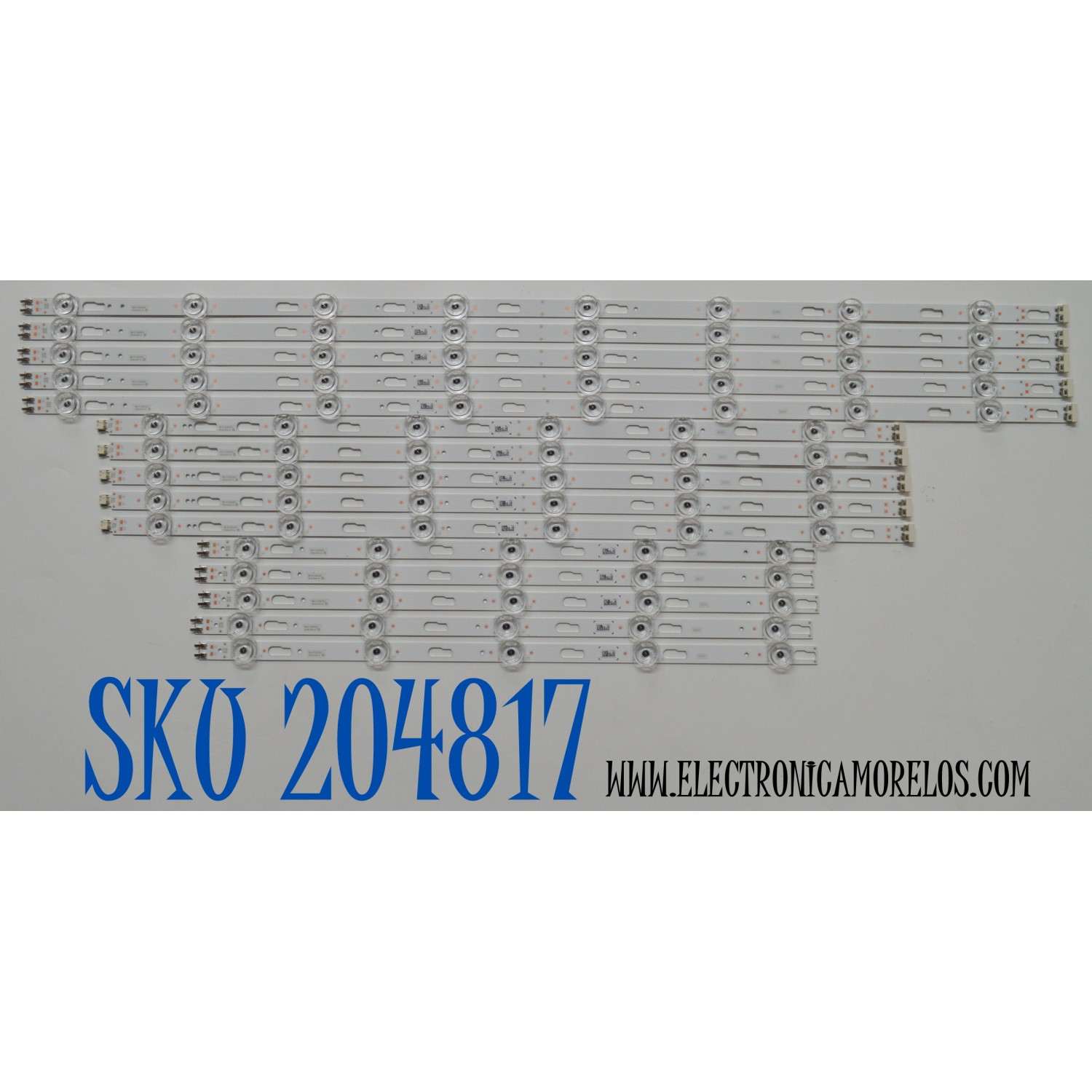 KIT DE LEDS ORIGINAL PARA TV SAMSUNG 15 PIEZAS / NUMERO DE PARTE BN96-58299A / BN96-58297A / BN96-58298A / 85MR00 / 85LR00 / 85RR00 / PANEL CY-BD085HGAV2H / DISPLAY T850QVN04.1 / MODELOS UN85DU7100FXZC / UN85DU7200BXZA / UN85DU7200DXZA / UN85DU7200FXZA 