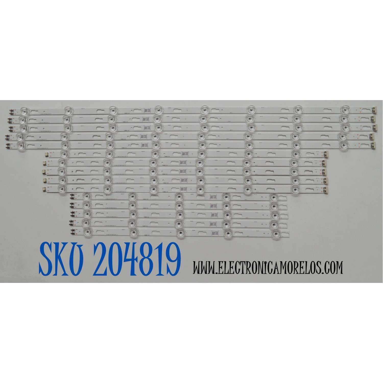 KIT DE LEDS ORIGINAL PARA TV SAMSUNG 15 PIEZAS / NUMERO DE PARTE BN96-58297A / BN96-58298A / BN96-58299A / JL.D850J1330-408AR-M_V09 7.0 / JL.D850J1330-408AL-M 58299A / 58298A / 58297A / PANEL CY-BD085HGCV2H / DISPLAY PT850GT01-1 / MODELO UN85DU7200BXZA