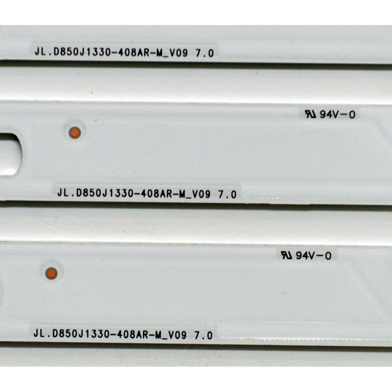 KIT DE LEDS ORIGINAL PARA TV SAMSUNG 15 PIEZAS / NUMERO DE PARTE BN96-58297A / BN96-58298A / BN96-58299A / JL.D850J1330-408AR-M_V09 7.0 / JL.D850J1330-408AL-M 58299A / 58298A / 58297A / PANEL CY-BD085HGCV2H / DISPLAY PT850GT01-1 / MODELO UN85DU7200BXZA - Imagen 8