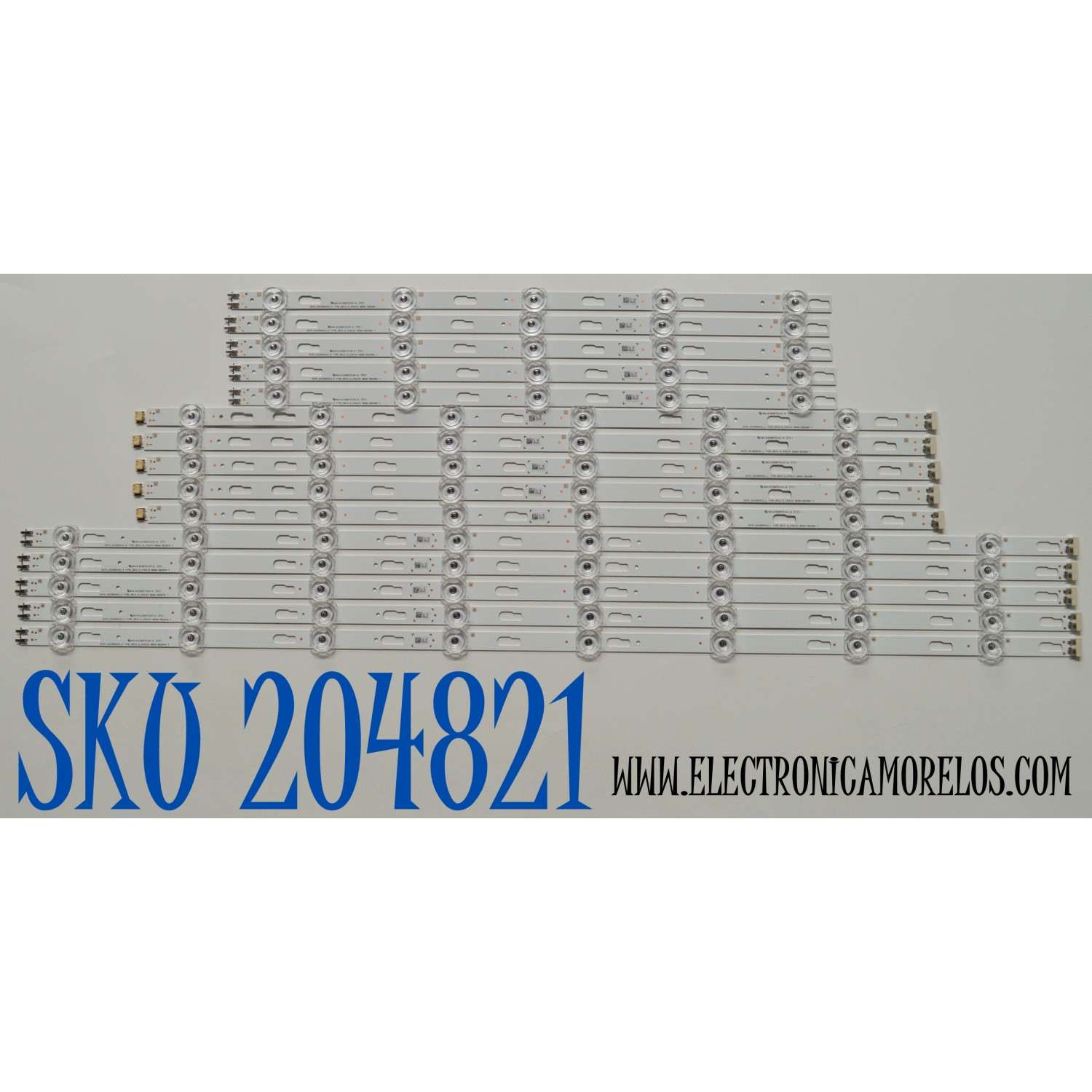 KIT DE LEDS ORIGINAL PARA TV SAMSUNG 15 PIEZAS / NUMERO DE PARTE BN96-58299A / BN96-58298A / BN96-58297A / DU7K_SVC850A22_R / DU7K_SVC850A22_L / DU7K_SVC850A22_R 58299A / 58298A / 58297A / PANEL CY-BD085HGAV2H / DISPLAY T850QVN04.1 / MODELO UN85DU7200DXZA