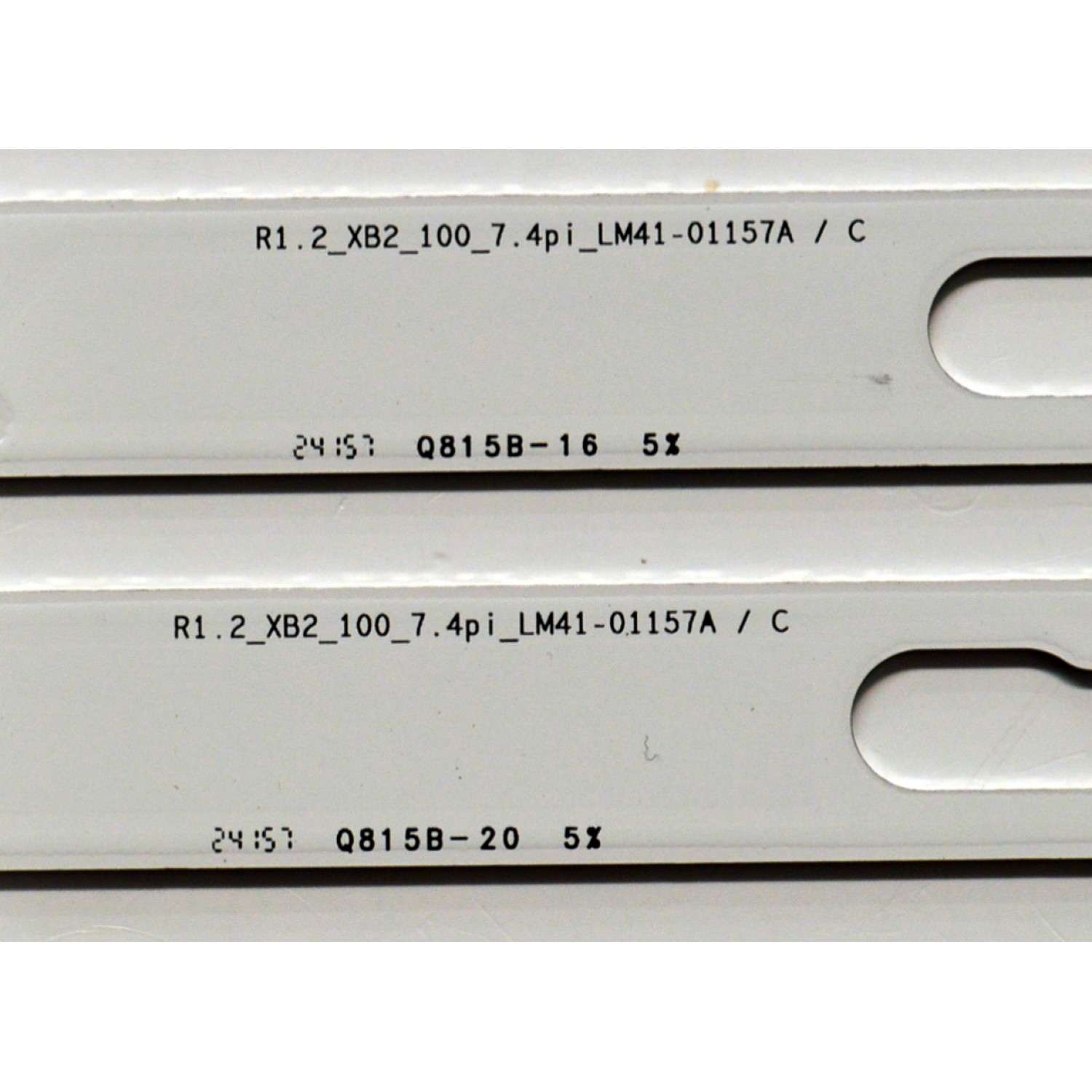 KIT DE LEDS ORIGINAL PARA TV SAMSUNG 12 PIEZAS / NUMERO DE PARTE BN96-58296A / BN96-58295A / BN96-58294A / L1_DU7K_G5_CFM_M7(1) / LM41-011574 / LM41-01156A / LM41-01155A / PANEL CY-BD075HGHV2H / DISPLAY ST7461D03-4 V2.1 / MODELO UN75DU7200BXZA - Imagen 3