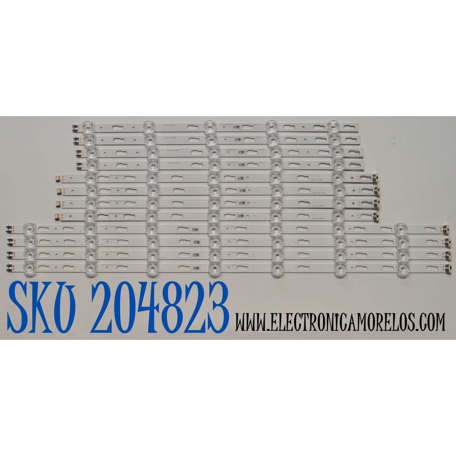 KIT DE LEDS ORIGINAL PARA TV SAMSUNG 12 PIEZAS / NUMERO DE PARTE BN96-58296A / BN96-58295A / BN96-58294A / V4D7 750SMC-R0 / V4D7 750SMB-R0 / V4D7 750SMA-R0 / GS-ALZ / 58296A / 58295A / 58294A / MODELO UN75DU7200DXZA UB01 / UN75DU7200BXZA BC02