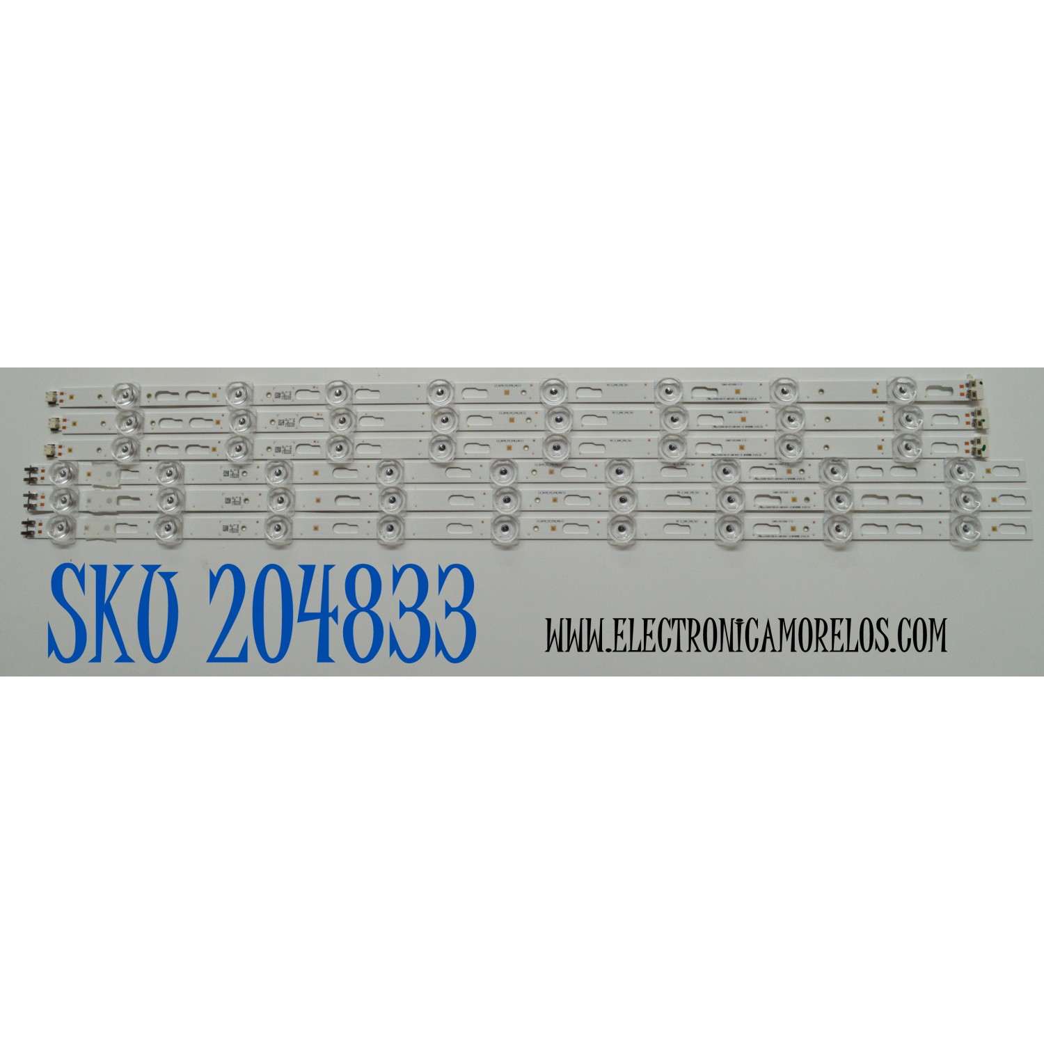 KIT DE LEDS ORIGINAL PARA TV SAMSUNG 6 PIEZAS / NUMERO DE PARTE BN96-58288A / BN96-58290A / LM41-01149A / LM41-01150A / L1_DU7K_F0_CFM_L8(1) / L1_DU7K_F0_CFM_R9(1) / R1.1_XAK_100_7PI / PANEL CY-BD060HGSV1H / DISPLAY JE601R3HD3K /MODELO UN60DU6900FXZA UA01