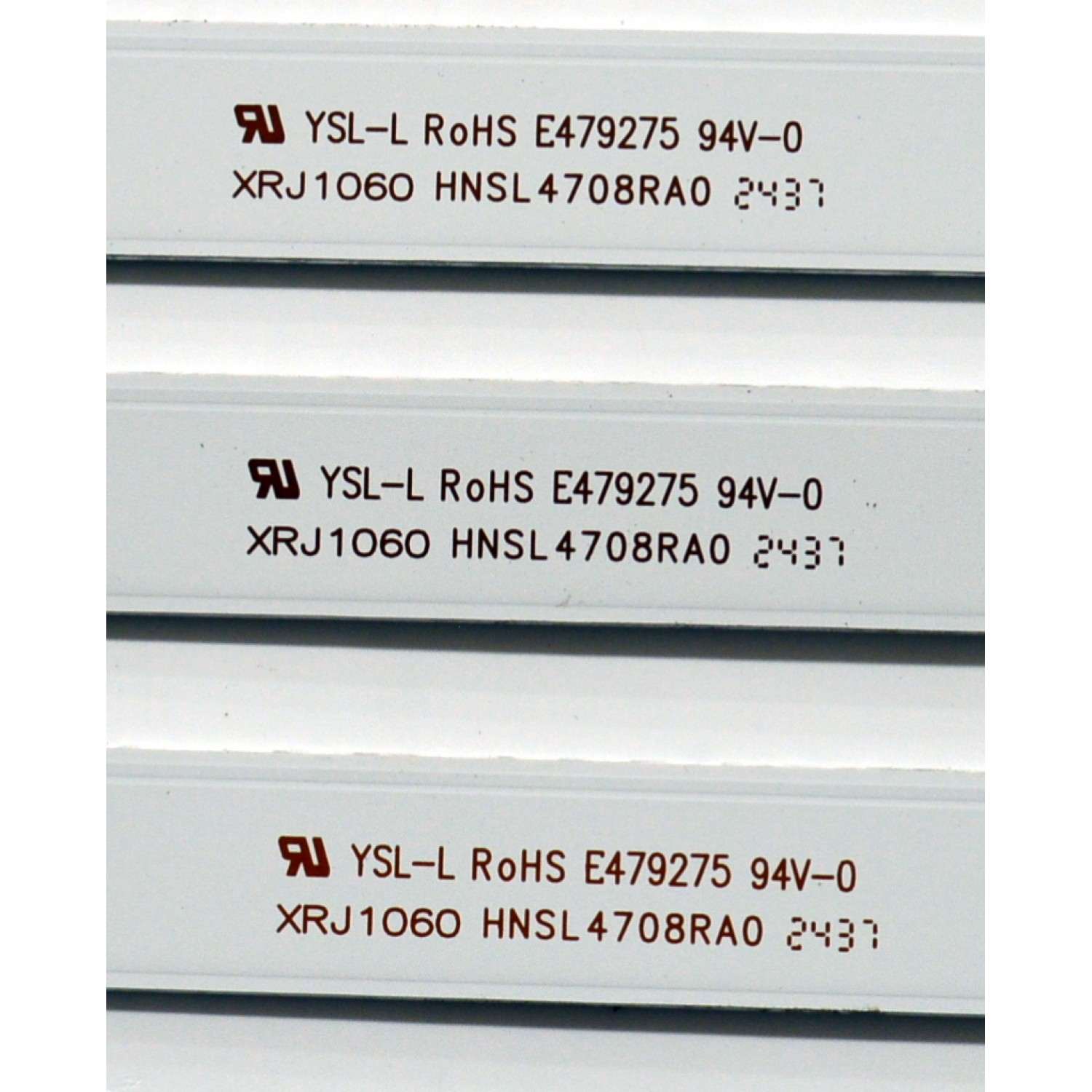 KIT DE LEDS ORIGINAL PARA TV JVC / 12 PIEZAS / NUMERO DE PARTE 4708-K75DJ1-A1113N01 / K750WDJ1 A1 / XRJ1060 / HNSL4708RA0 / 111206-75J11084 / K750WDJ1 / 249464 / JF-240918-3195E532 / PANEL K750WDJ1 / DISPLAY HV750QUB-F91 / MODELO SI75URF / ONR75J1U-MX - Imagen 3