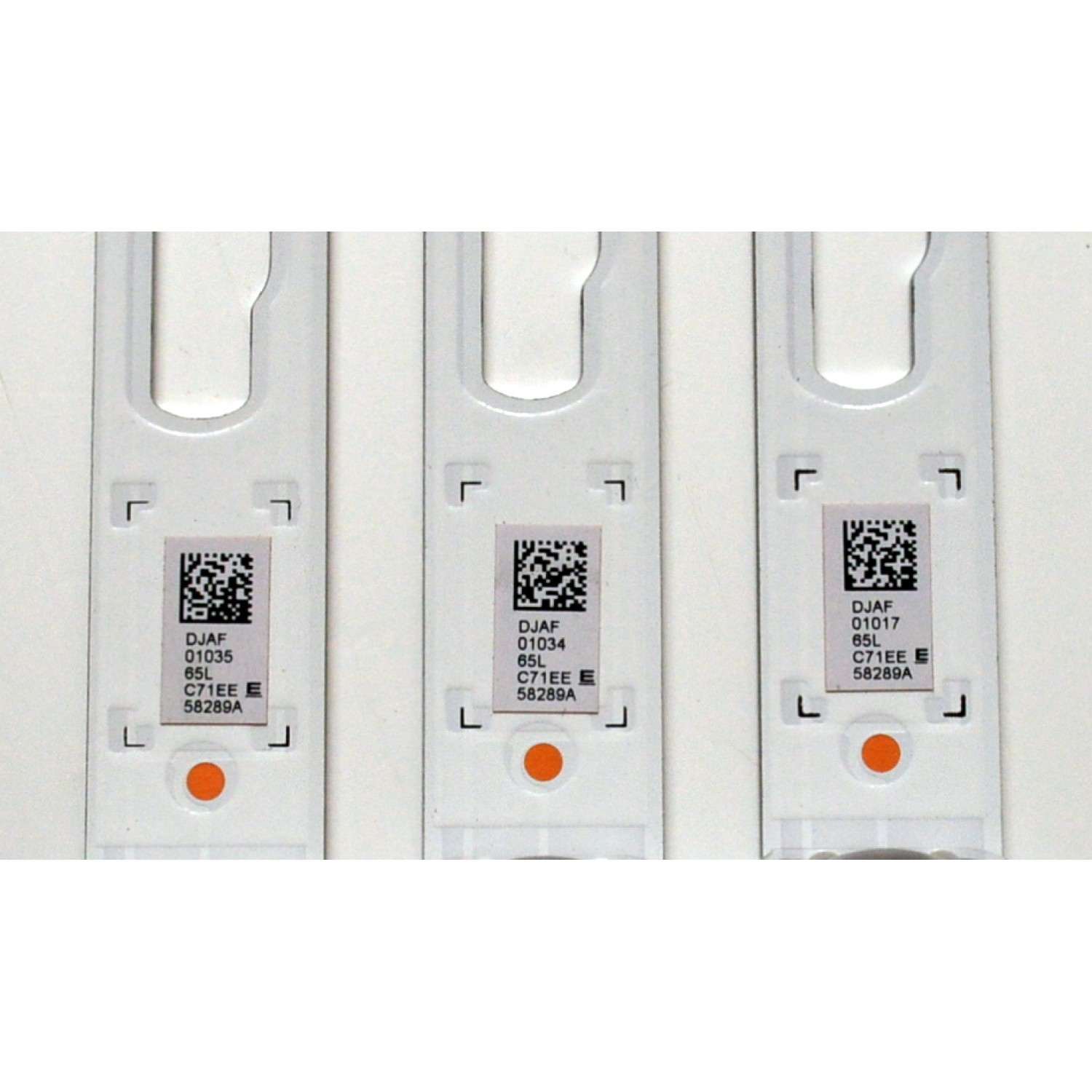 KIT DE LEDS ORIGINAL PARA TV SAMSUNG 6 PIEZAS / NUMERO DE PARTE BN96-58291A / BN96-58289A / 65RR00 / 65LR00 / 58291A / 58289A / PANEL CY-BD065HGSV2H / DISPLAY JR645R3HD1K / MODELO UN65DU7200BXZA / UN65DU7200BXZA UB01 - Imagen 4