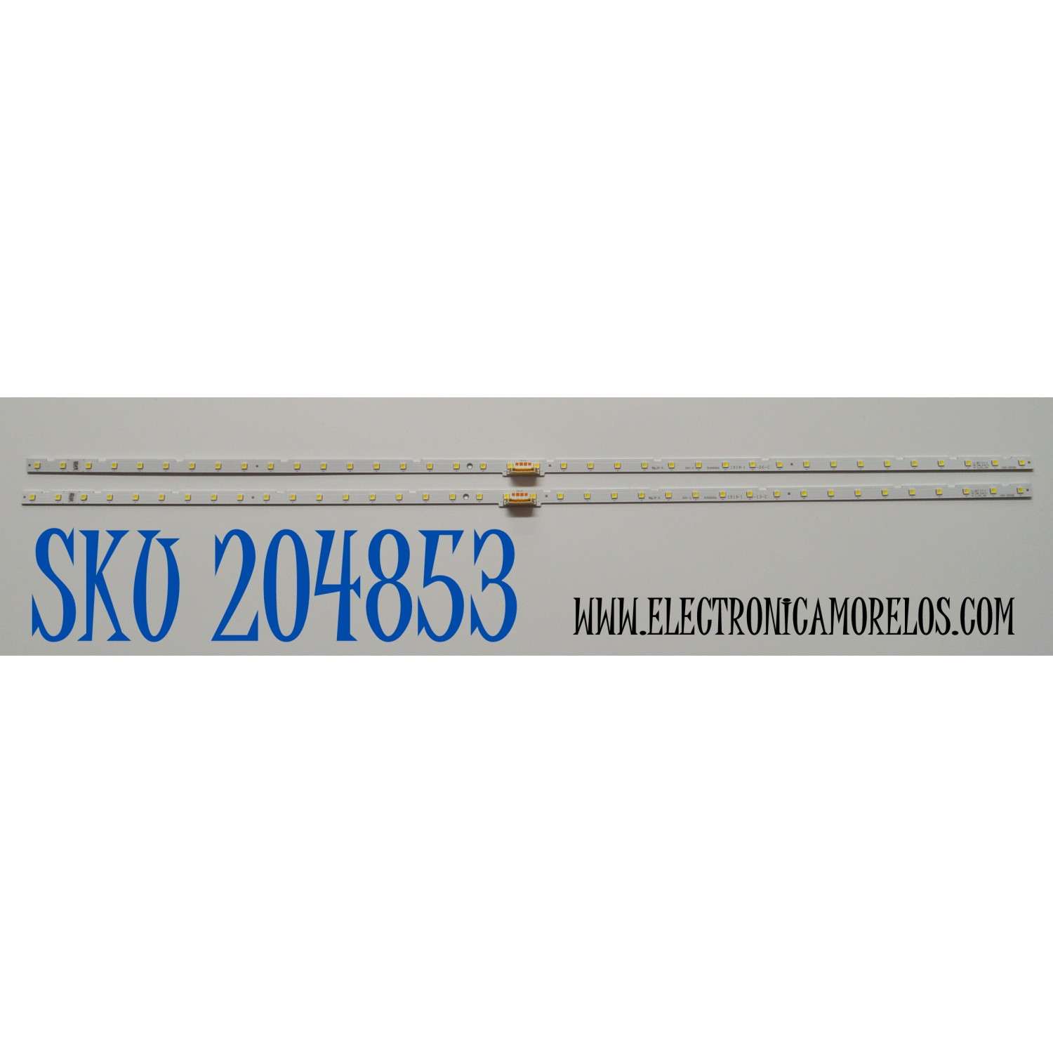 KIT DE LEDS ORIGINAL PARA TV SAMSUNG 2 PIEZAS / NUMERO DE PARTE BN96-45953B / LM41-00630A / 45953B / L1_NU7.1/7.3 / D9_CDM_S19(2) / R1.2_S1C_100 / PANEL CY-CN049HGLV2H / DISPLAY LSF490FN06-L02 / BN96-39044D / MODELO UN49NU6300FXZA / UN49NU6300FXZA FA01
