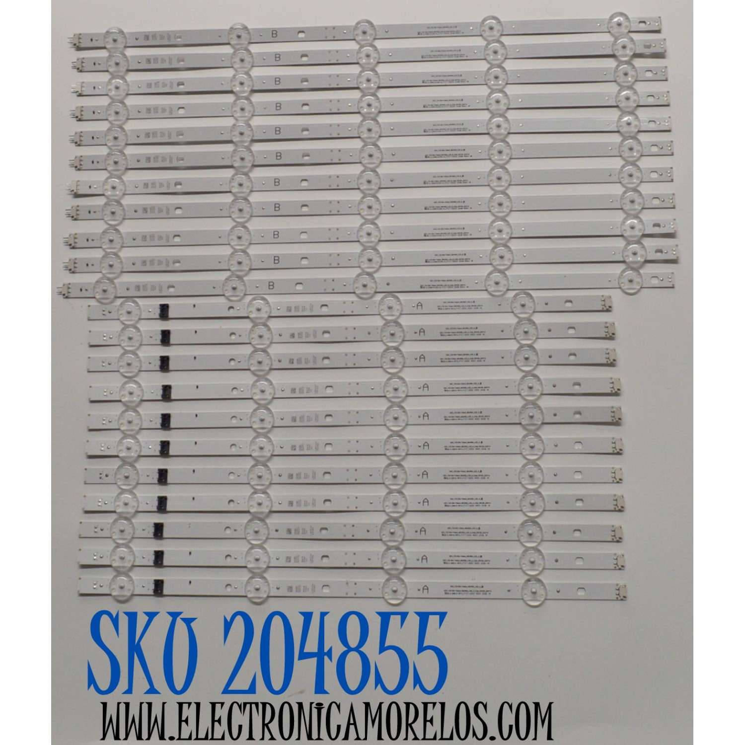 KIT DE LEDS ORIGINAL PARA TV LG 22 PIEZAS / NUMERO DE PARTE EAV65088101 / EAV65088201 / SSC_Y23 SLIM TRIDENT_86UR90_LGD_A_S / SSC_Y23 SLIM TRIDENT_86UR90_LGD_B_0.6PI_REV00_220714 / PANEL NC860TQE-AAMH1 / DISPLAY LC860DQQ / MODELO 86UT7550AUA.BUSYLKR